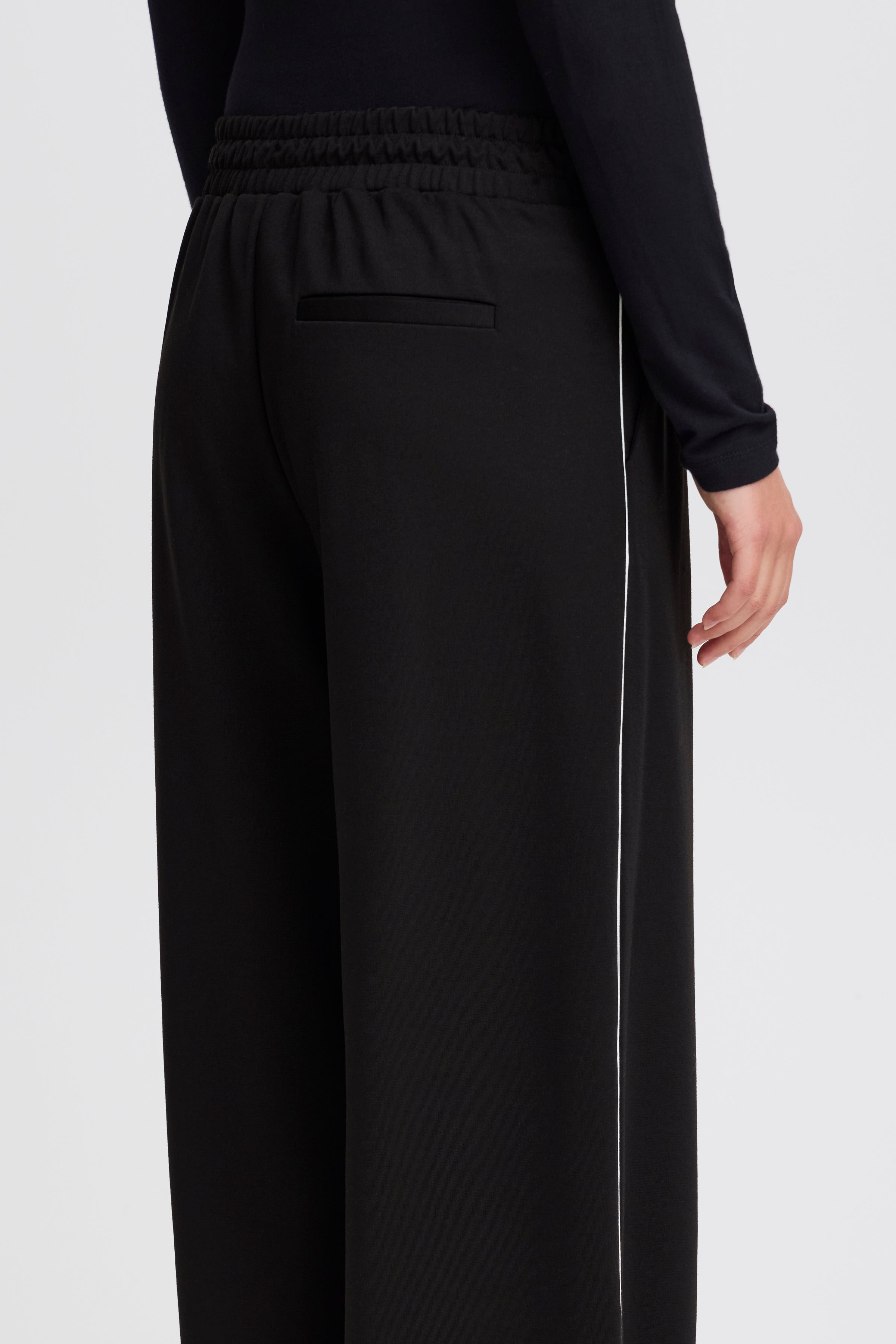 Ichi IXKate Wide pant, Sort