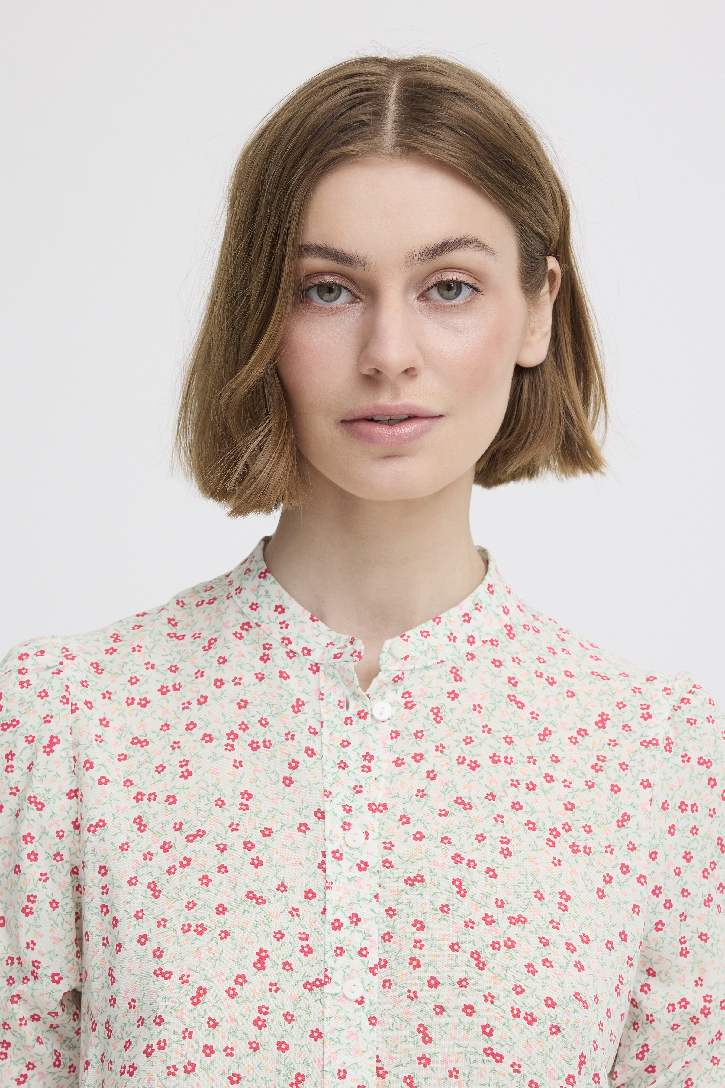 Ichi IHVera SH23 – Rosa blomsterskjorte