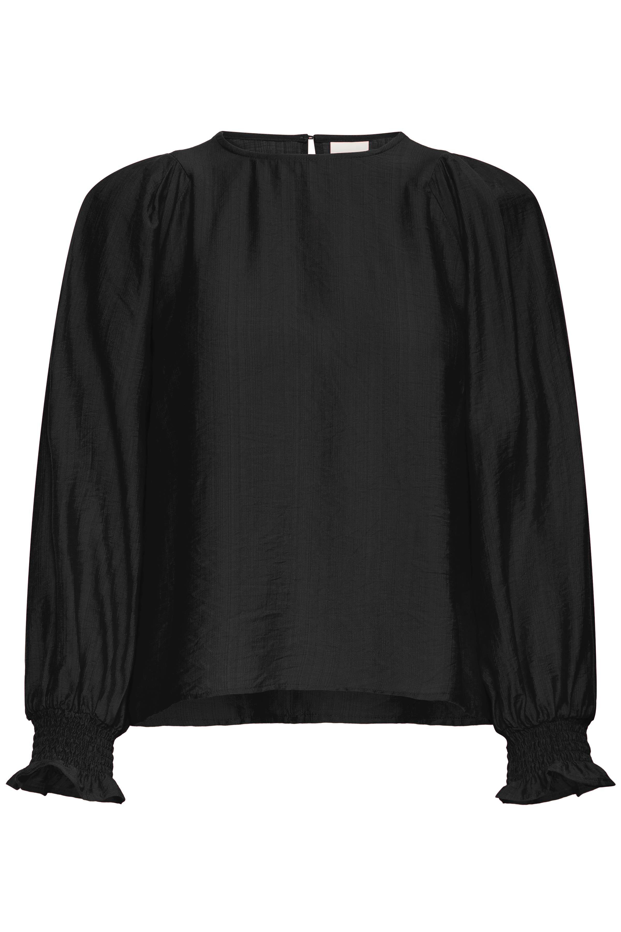 Ichi - IHWilma bluse i sort