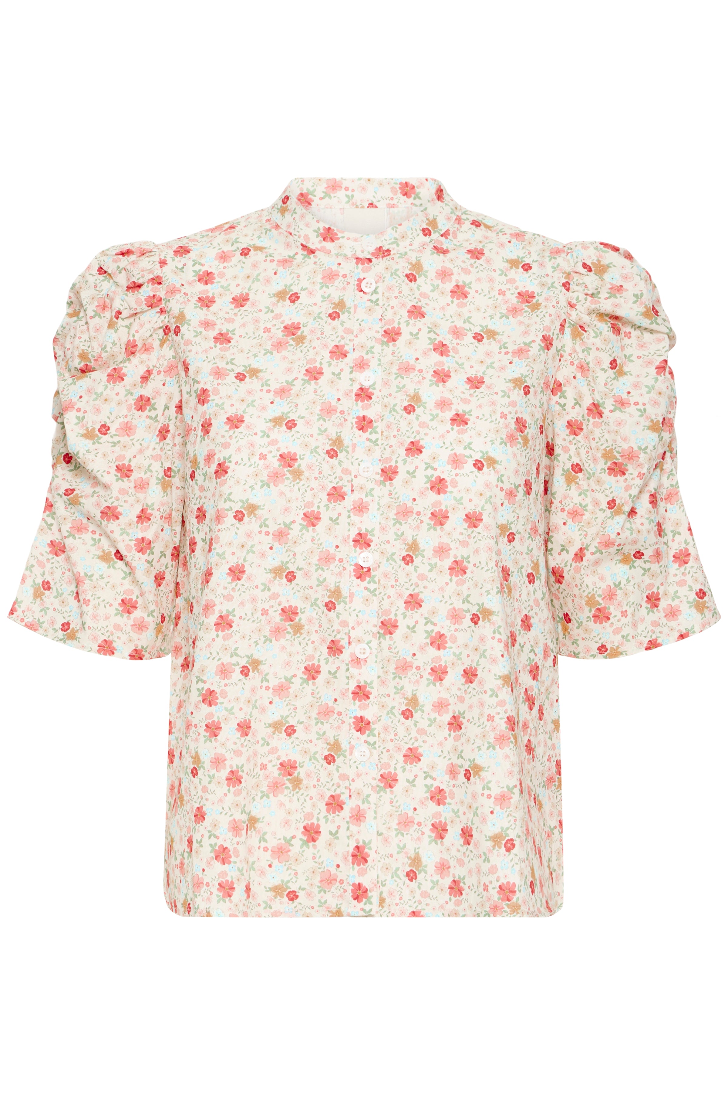 IHXAsdis – Bluse med rødt blomsterprint fra ICHI