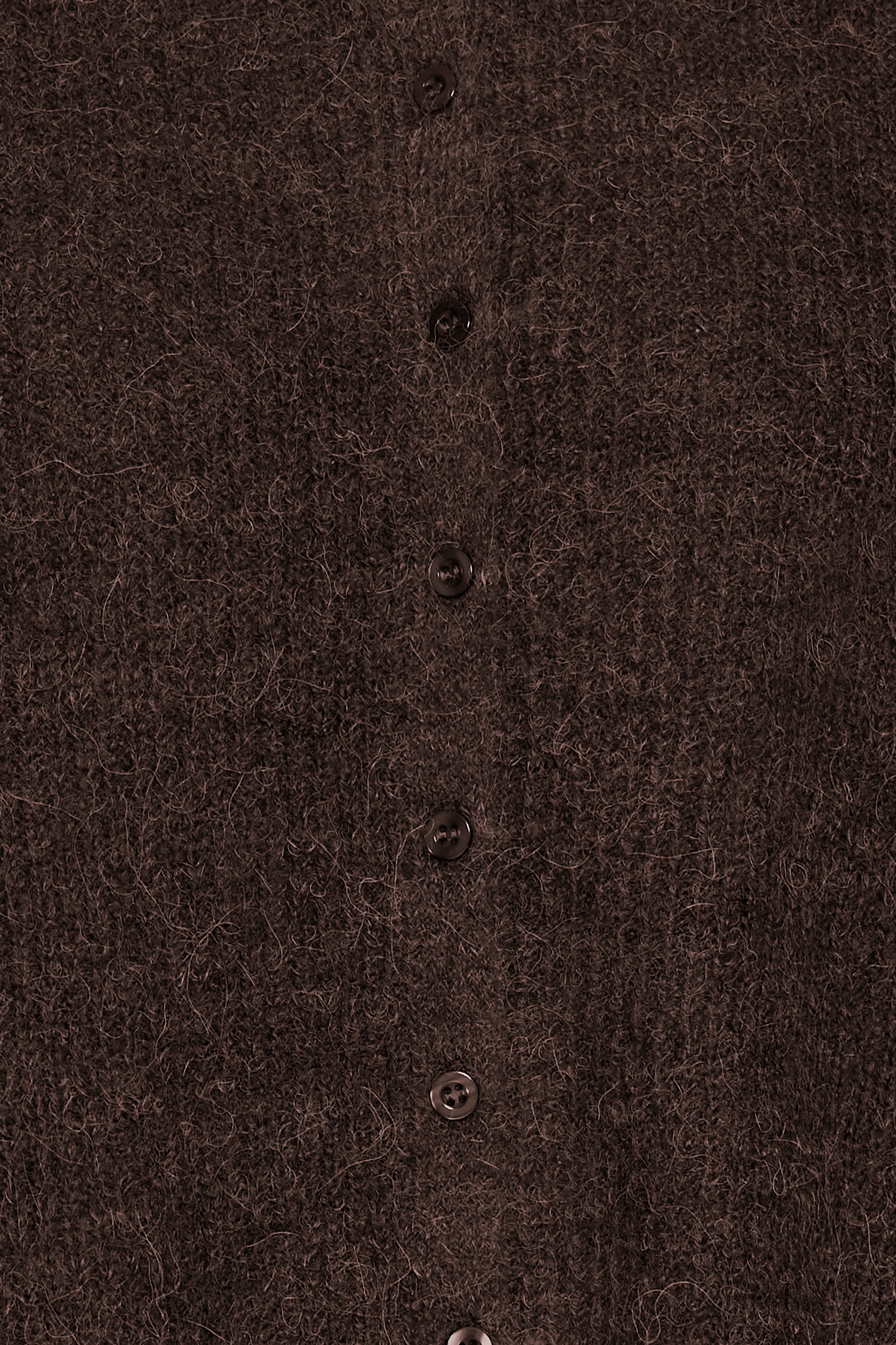 Ichi IHKamara Cardigan i Mørkebrun