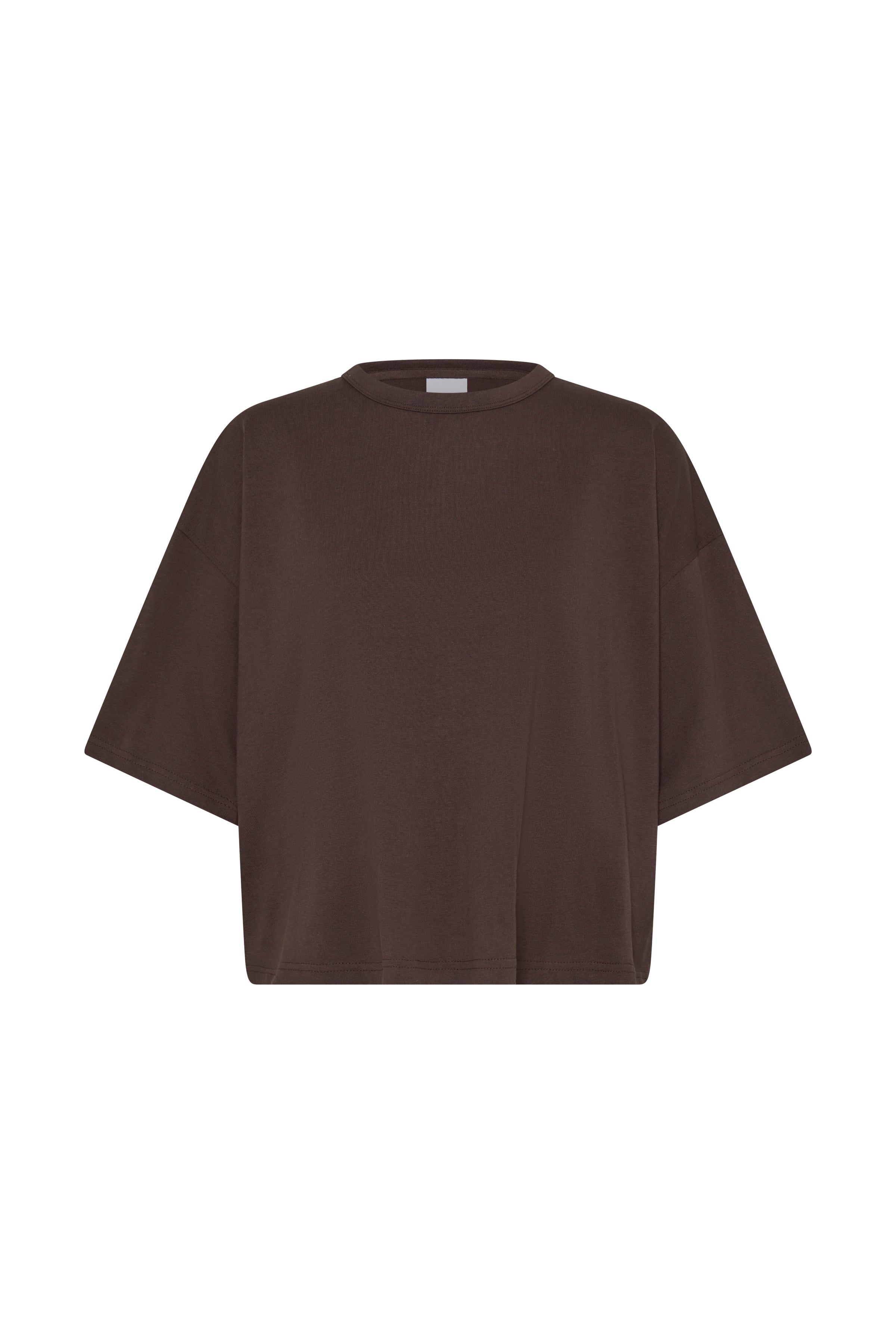 Ichi - IHPalmer Extra Loose T-shirt, mørkebrun
