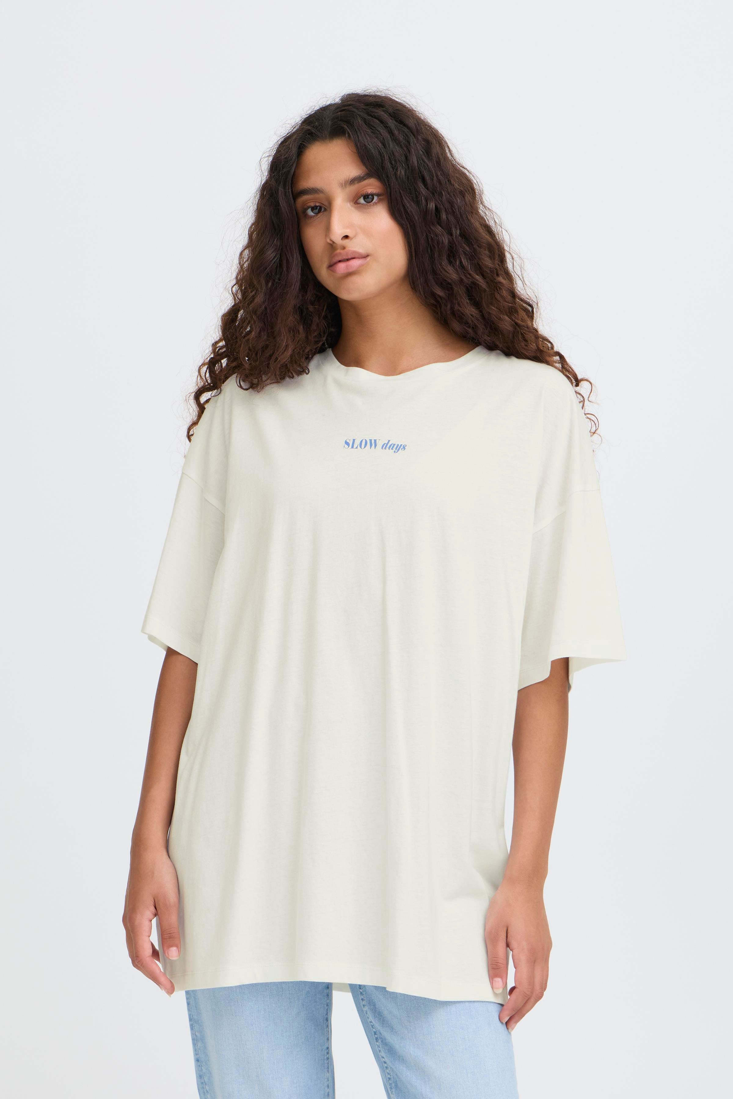 Ichi - IHKamille T-shirt med rygprint
