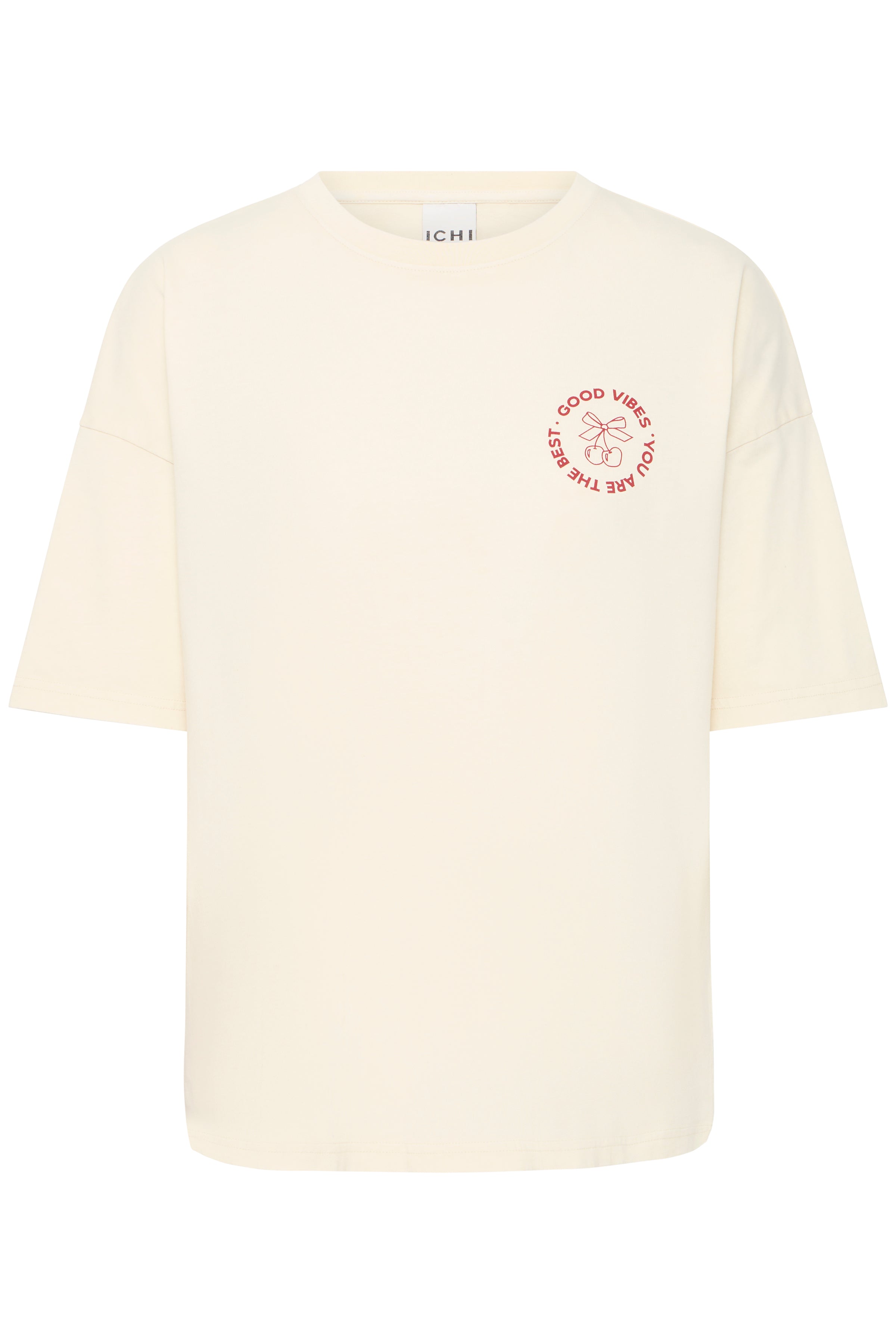 Ichi - IHNabino T-shirt med rygprint