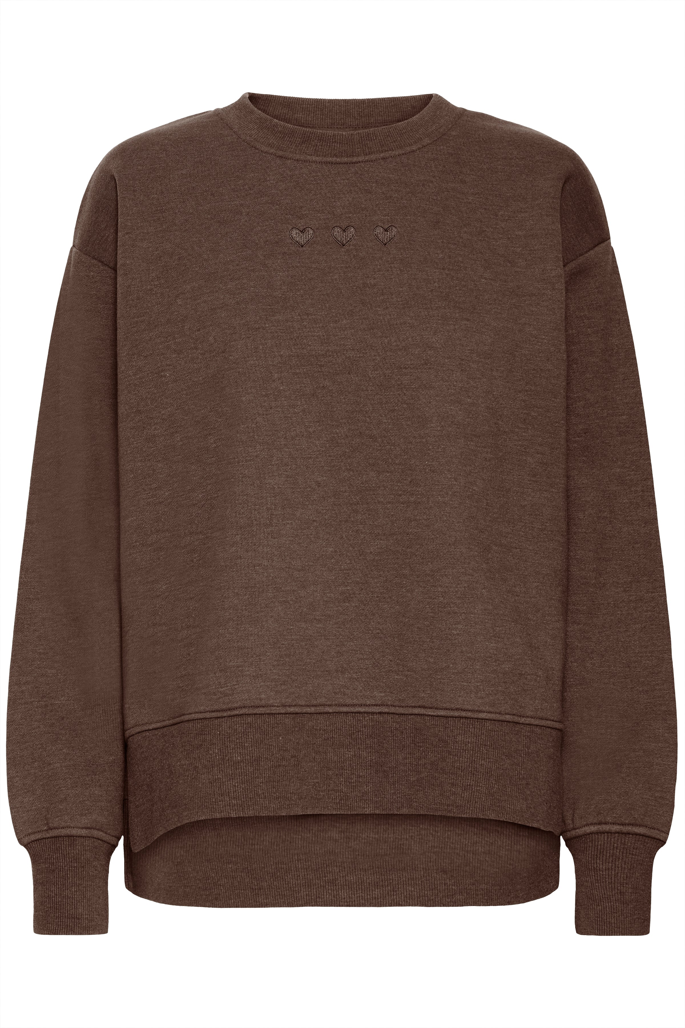 Ichi - IHOlinne sweatshirt i brun