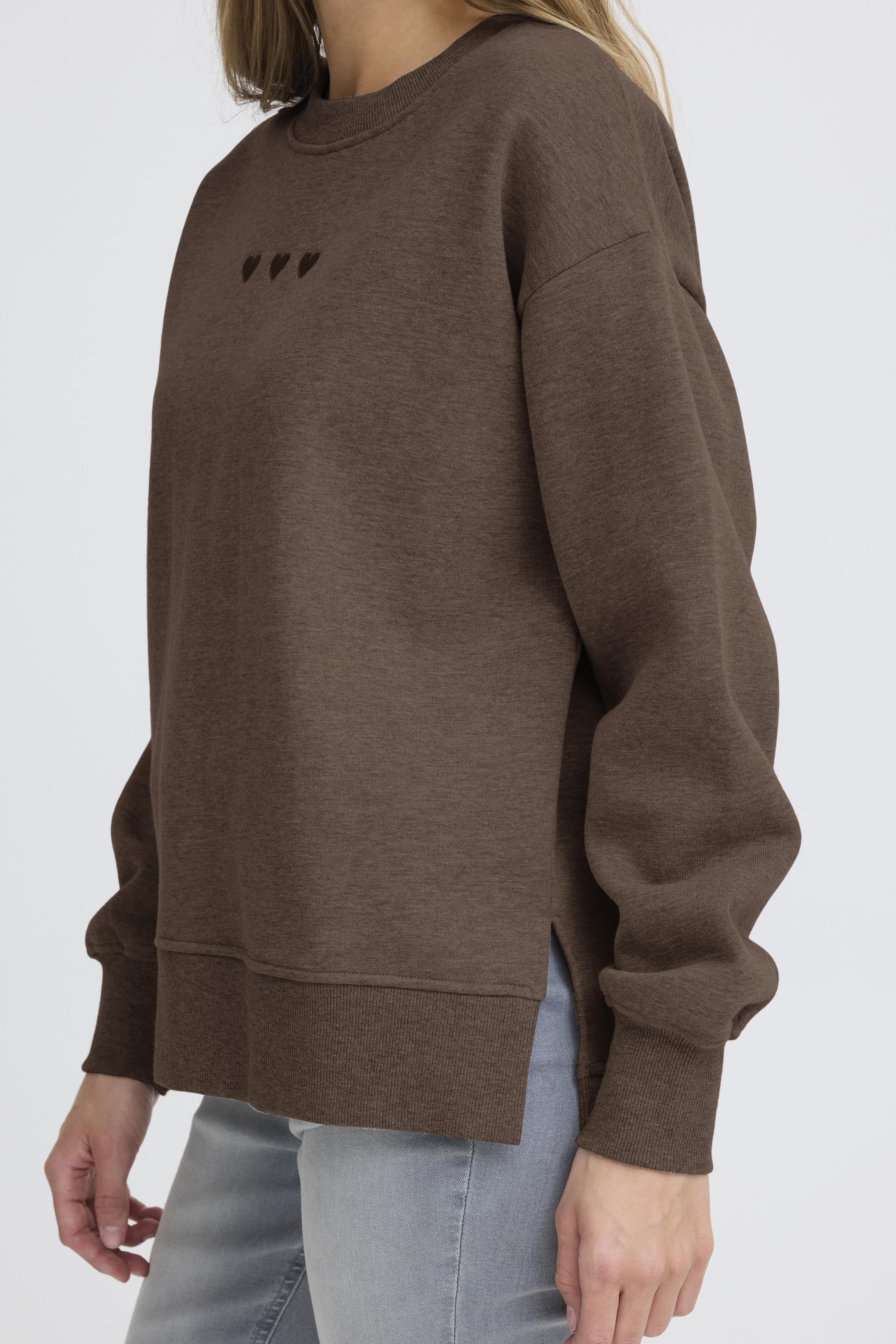Ichi - IHOlinne sweatshirt i brun