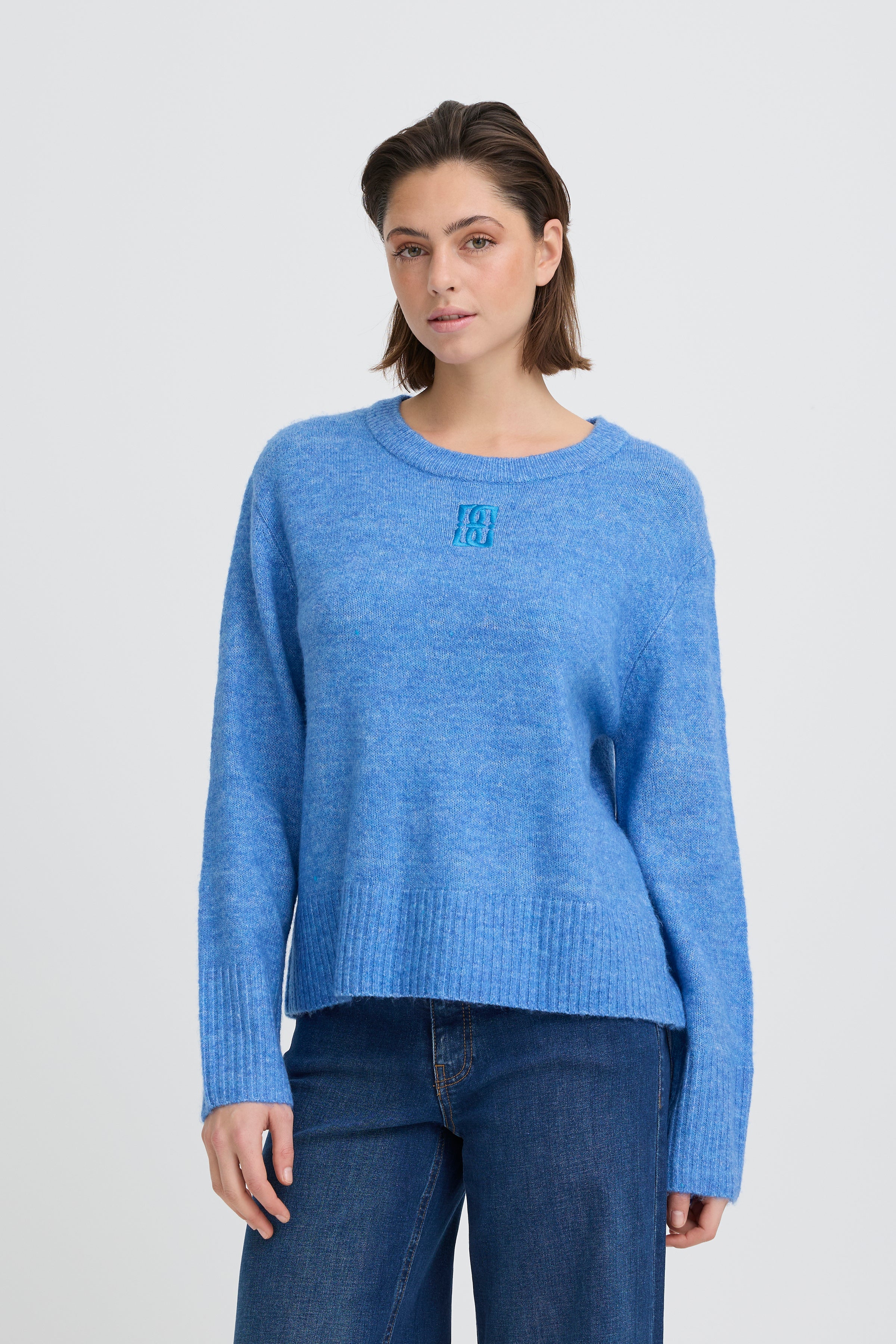 Ichi - Ihbaling Klassisk Strik i Blå