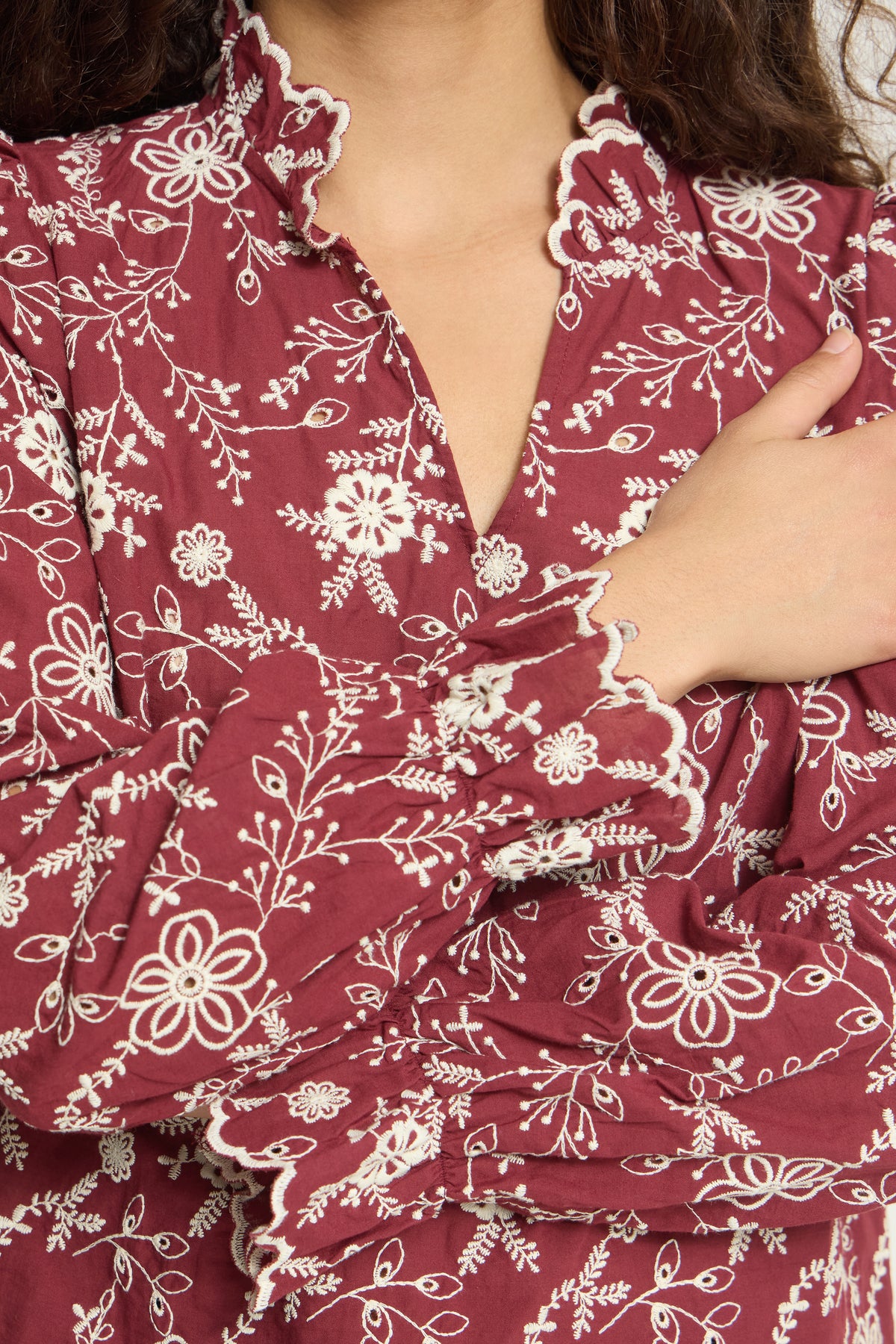 Ichi – IHFULIA LS Bluse – Zinfandel
