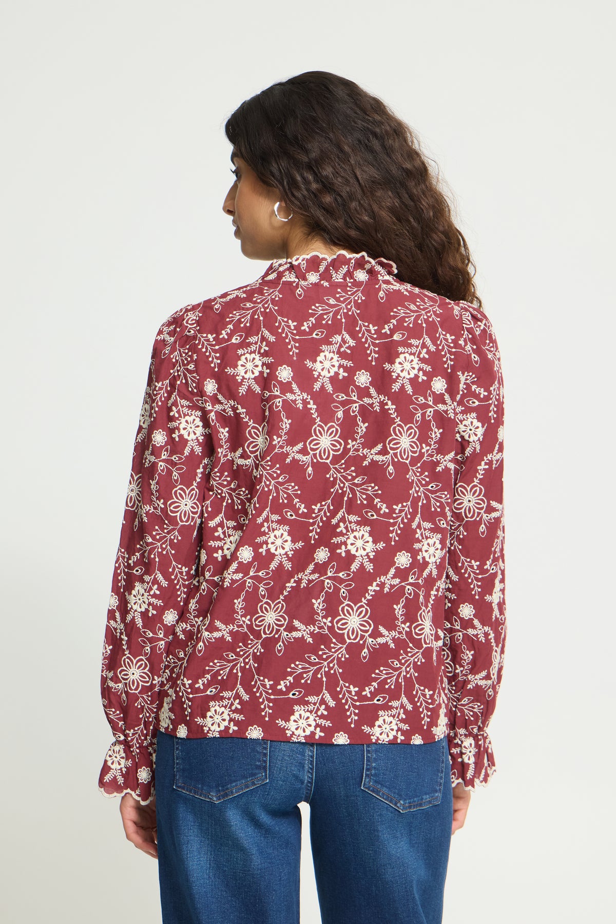 Ichi – IHFULIA LS Bluse – Zinfandel