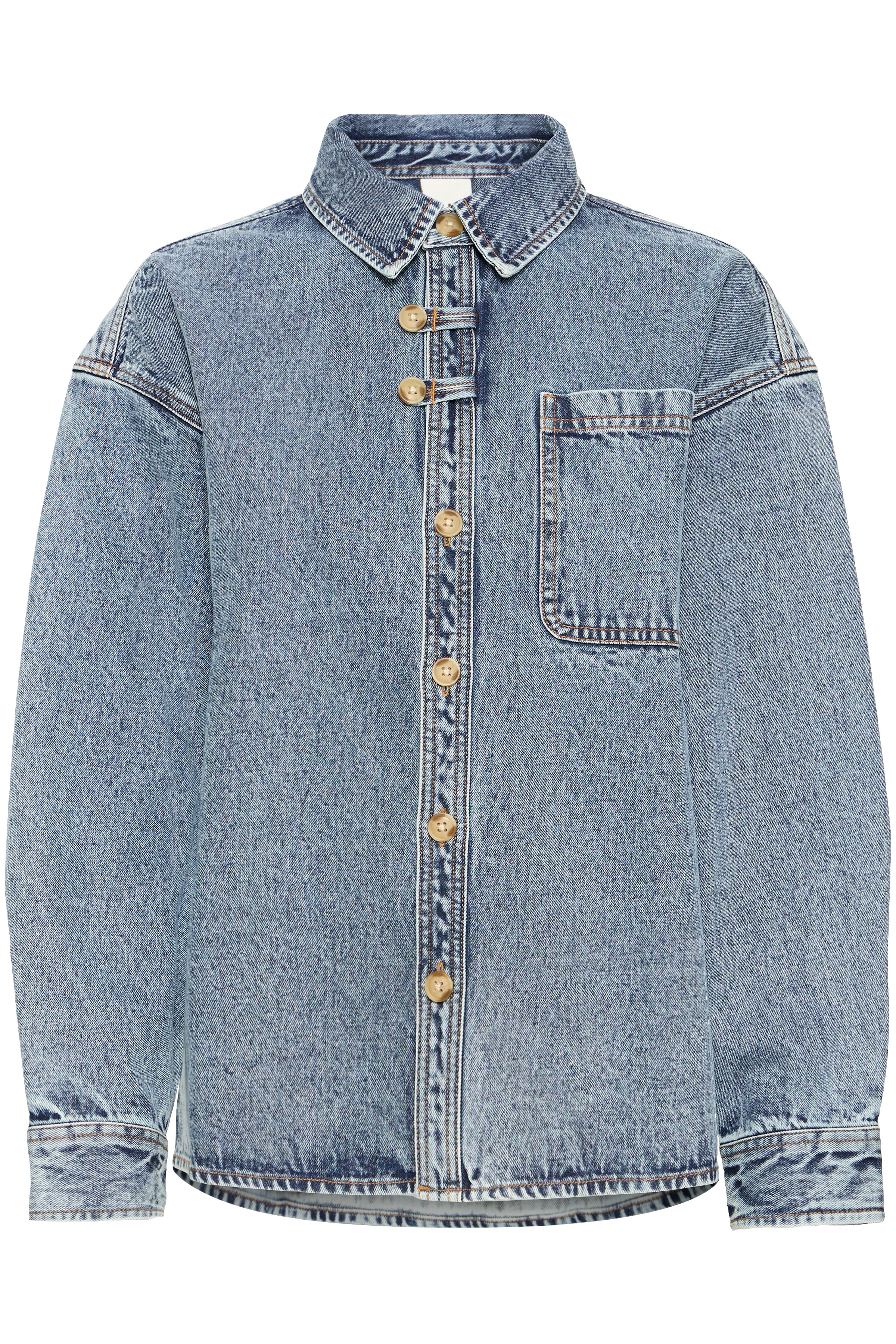 Ichi - IHMarima skjorte i denim