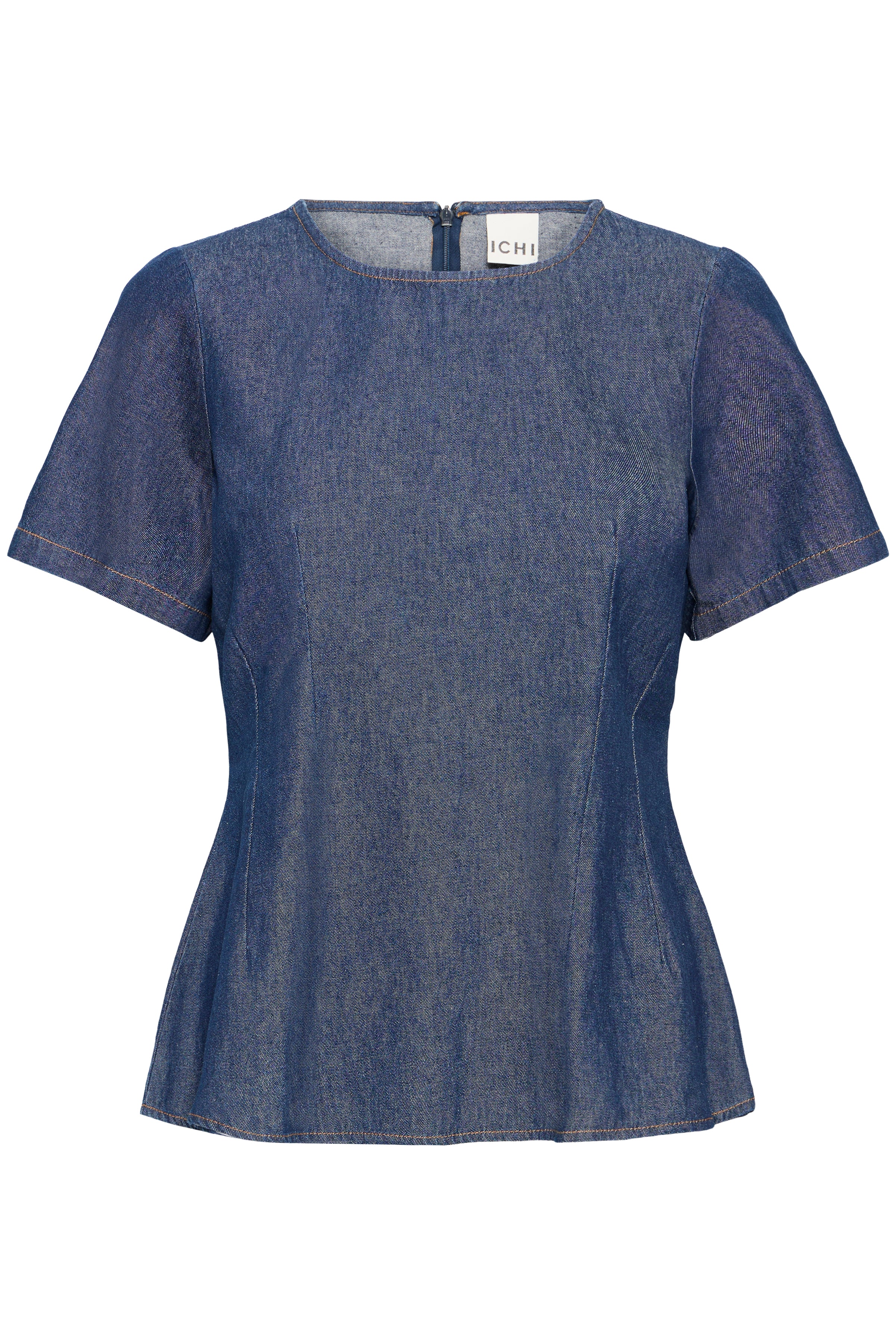 Ichi - IHTulle Bluse i denim