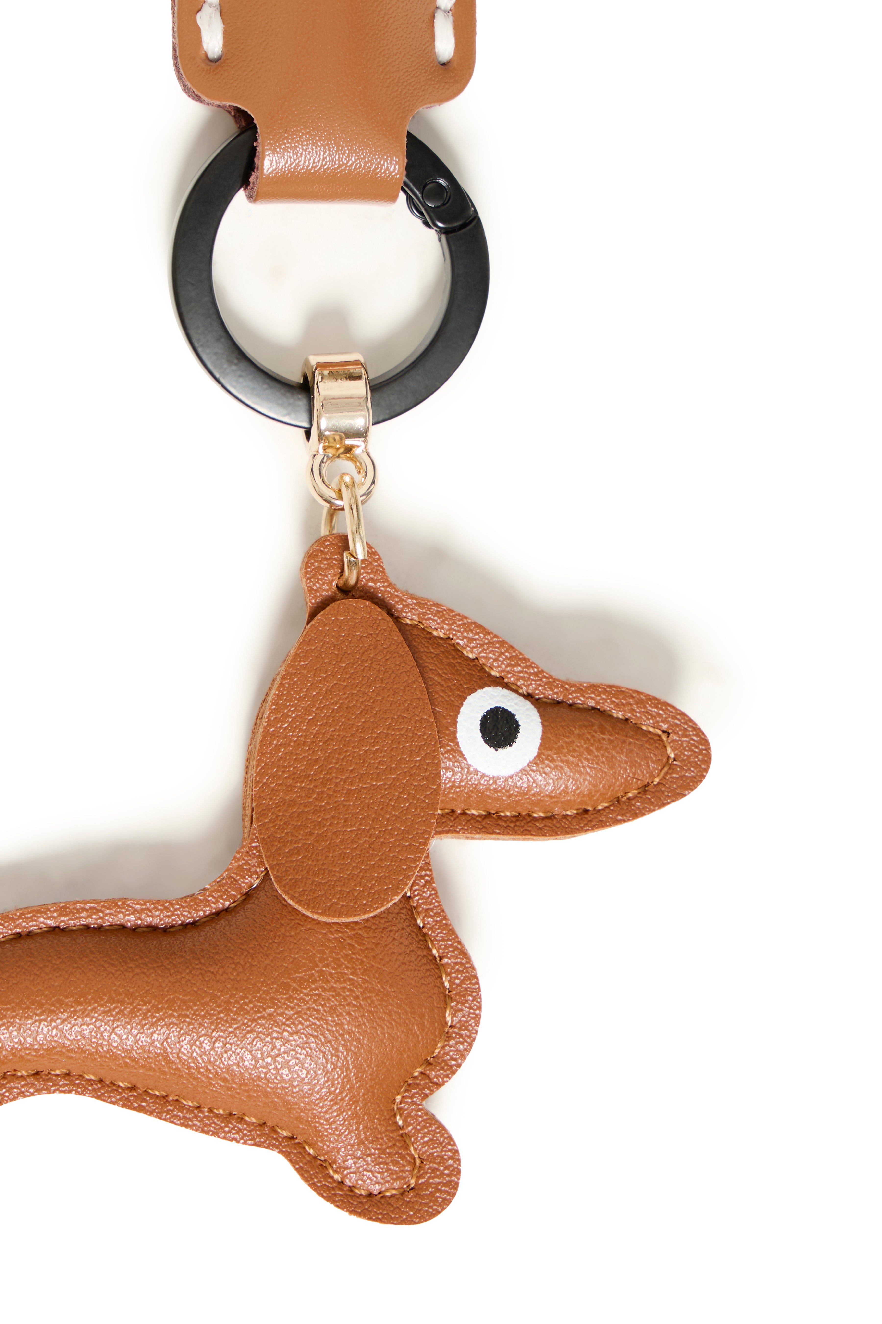 Ichi - IAAsa Nøglering & Taske Charm, Brun