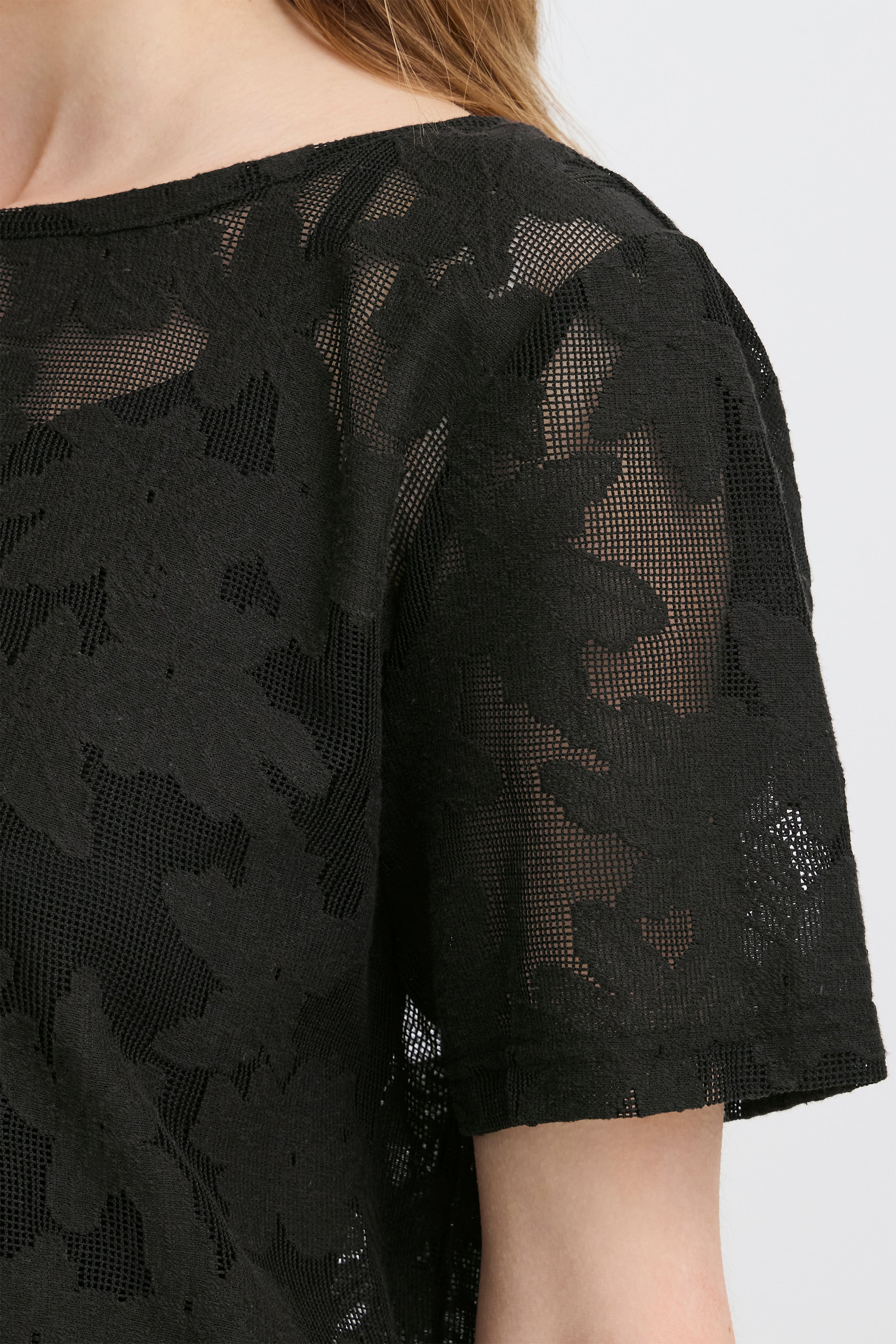 Ichi - IHMania SS Bluse i sort