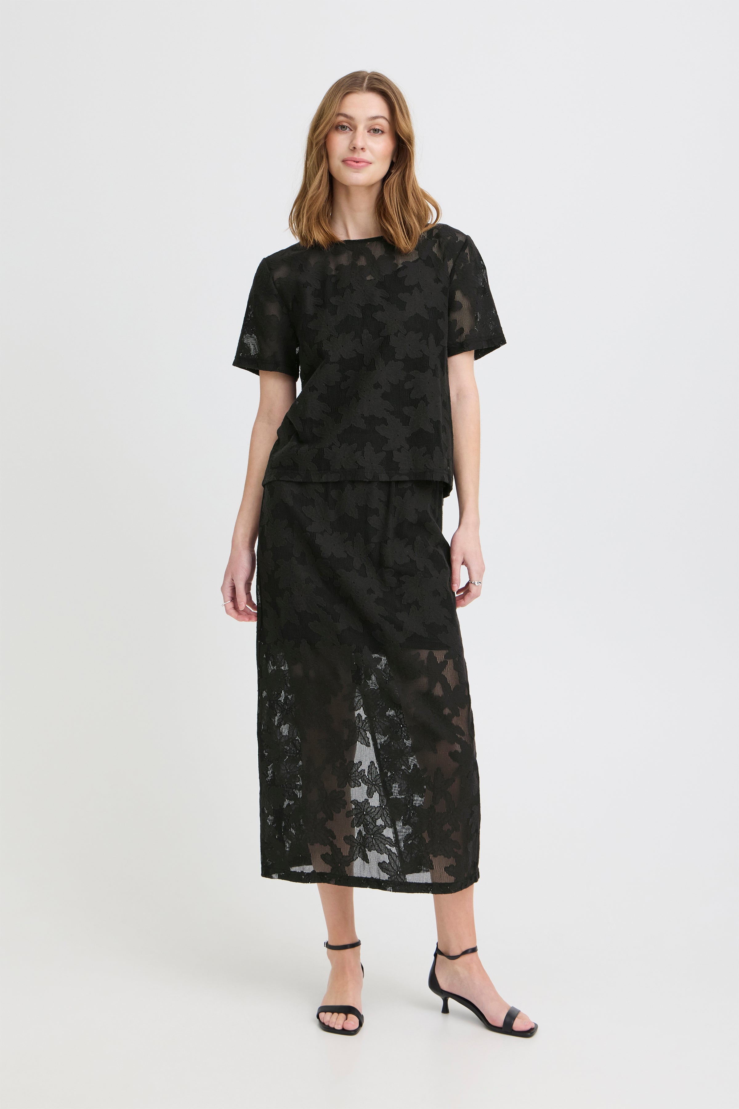 Ichi - IHMania SS Bluse i sort