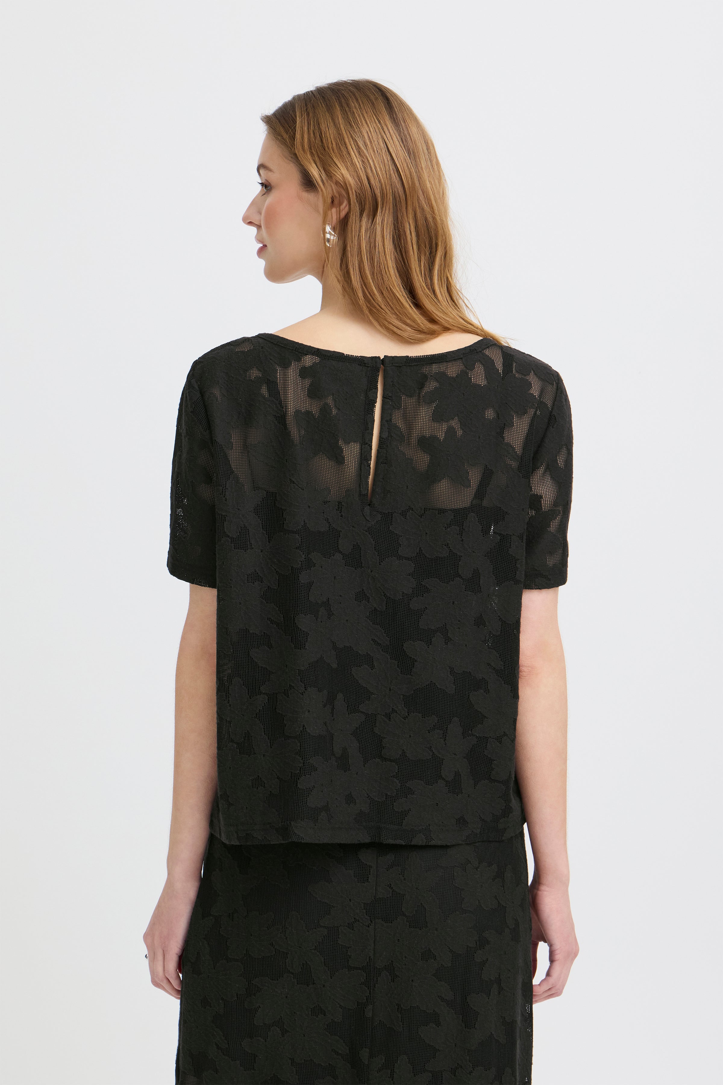 Ichi - IHMania SS Bluse i sort