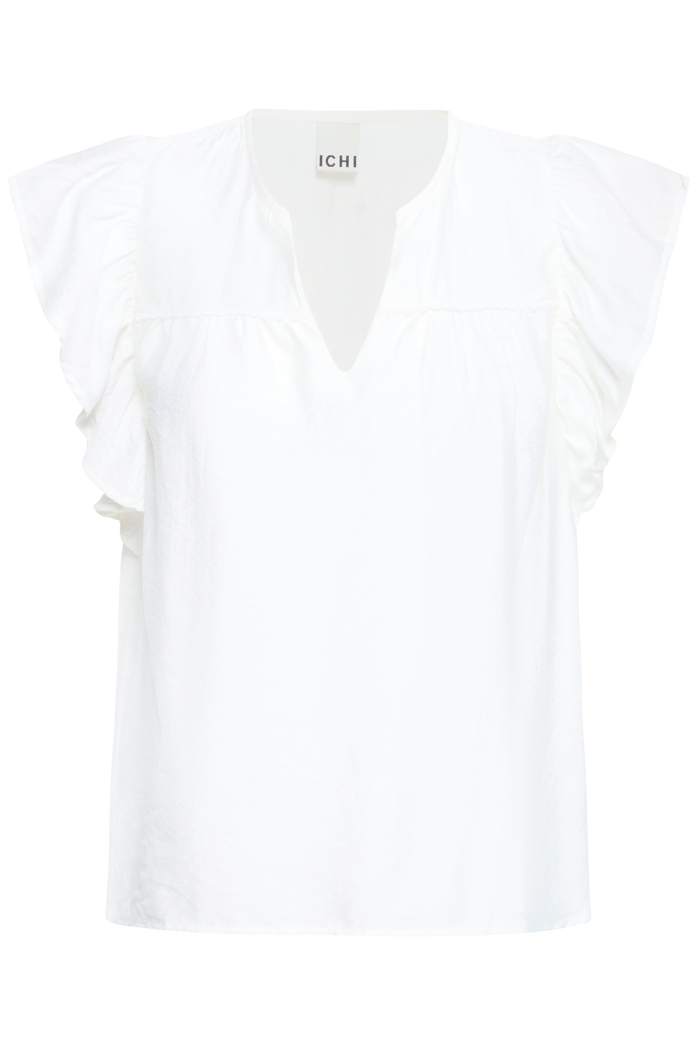 Ichi - IHHetta SS Bluse i hvid