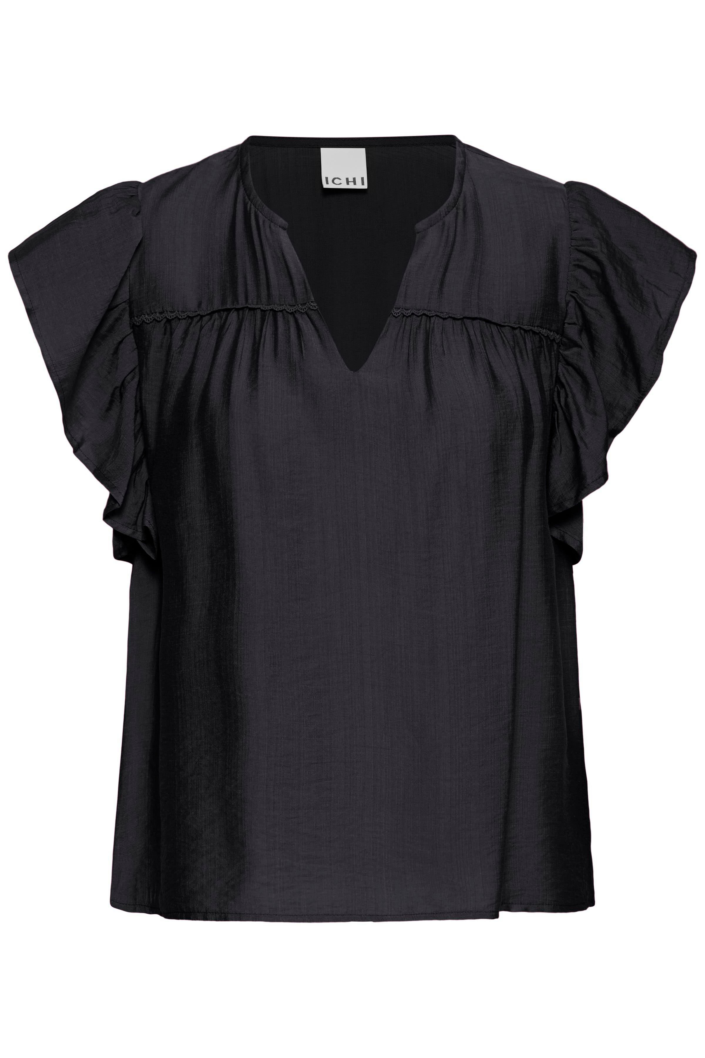 Ichi - IHHetta SS Bluse i sort