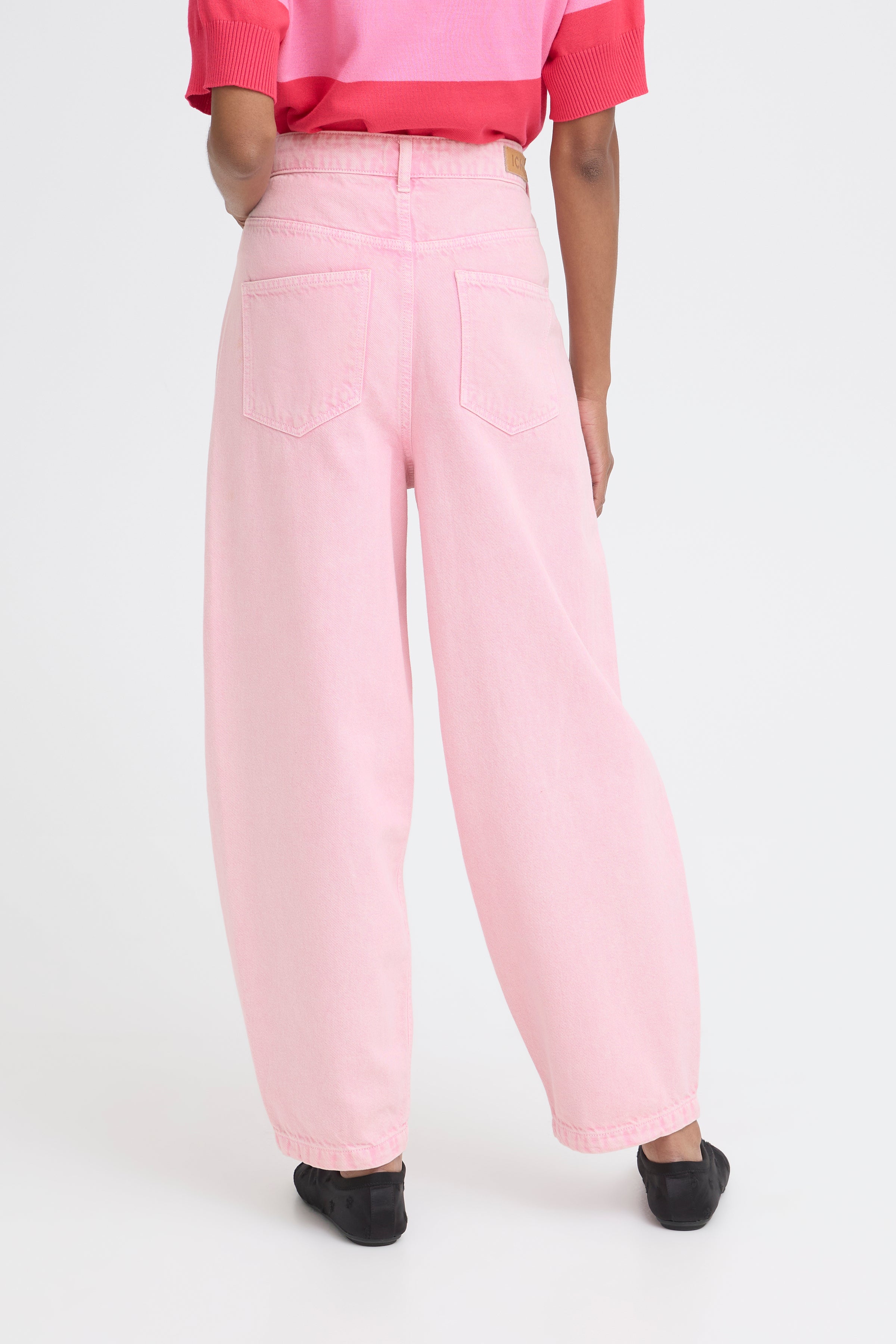 Ichi - IHAvena jeans i lyserød