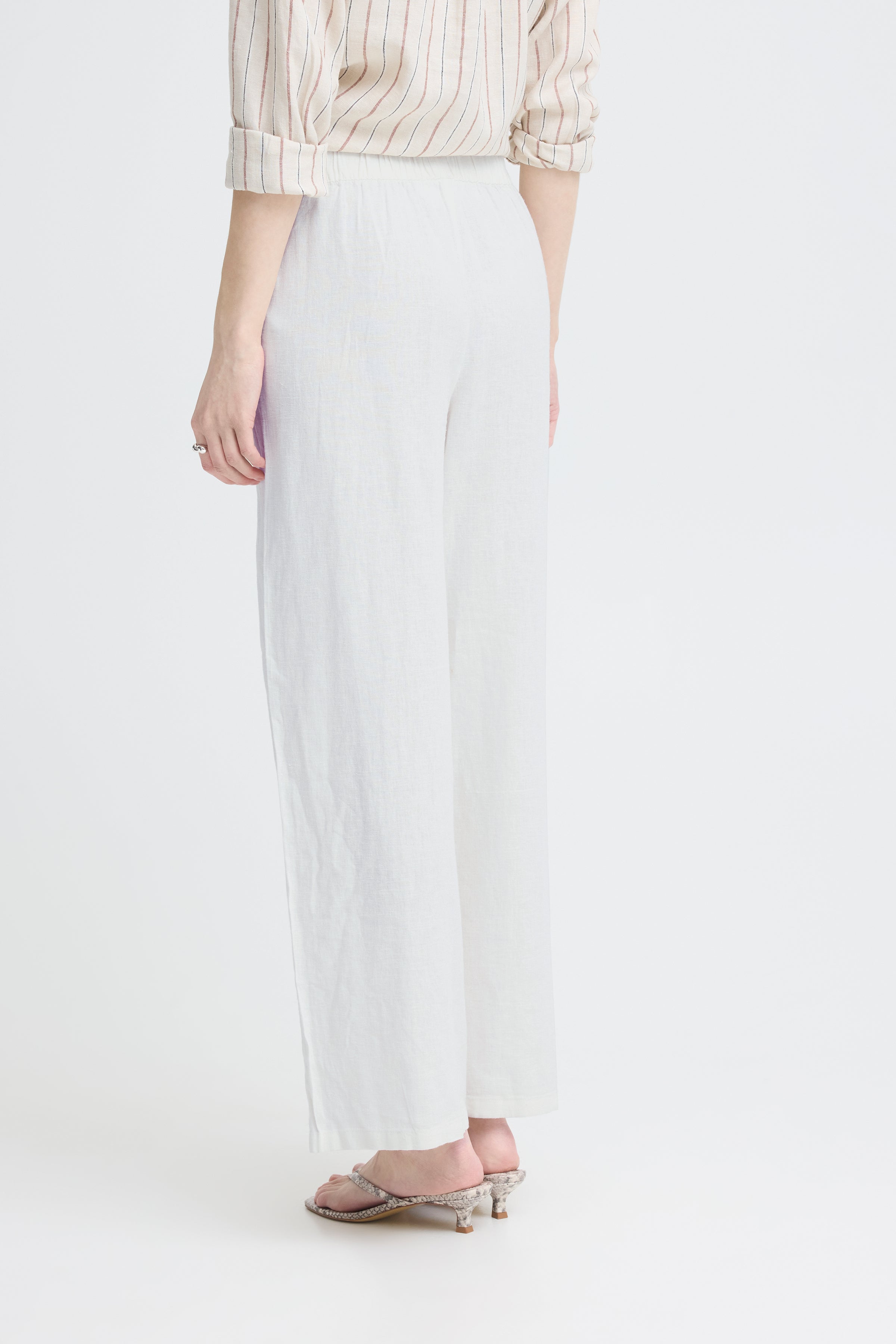 Ichi - IHLinno Pant i hvid