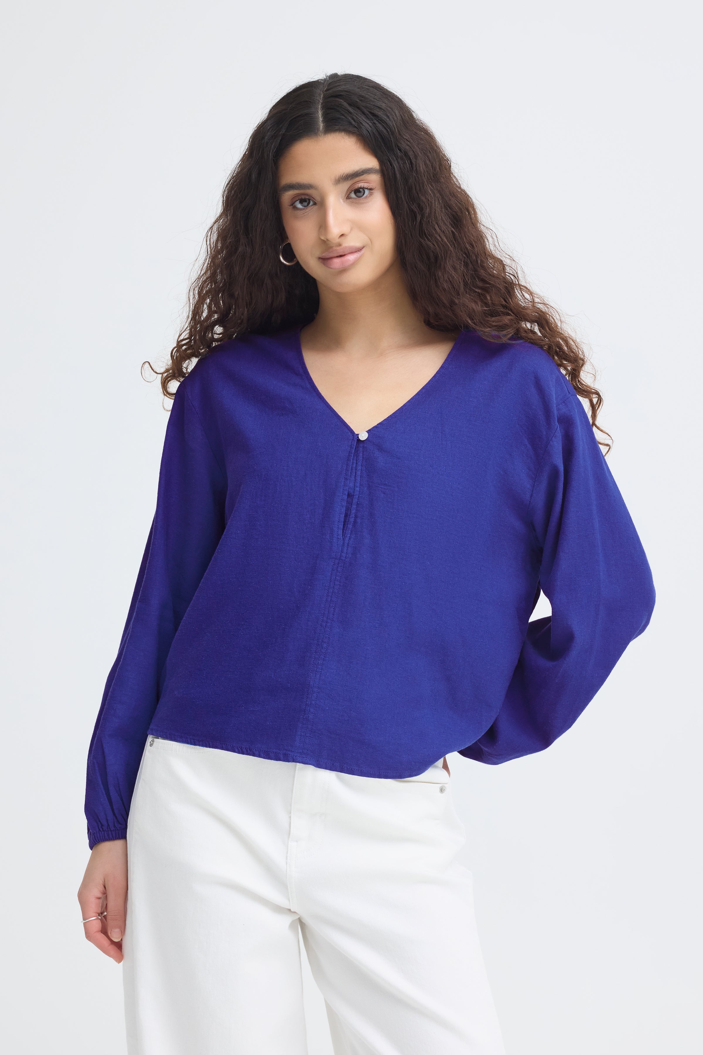 Ichi - Ihlinno Skjorte Blå