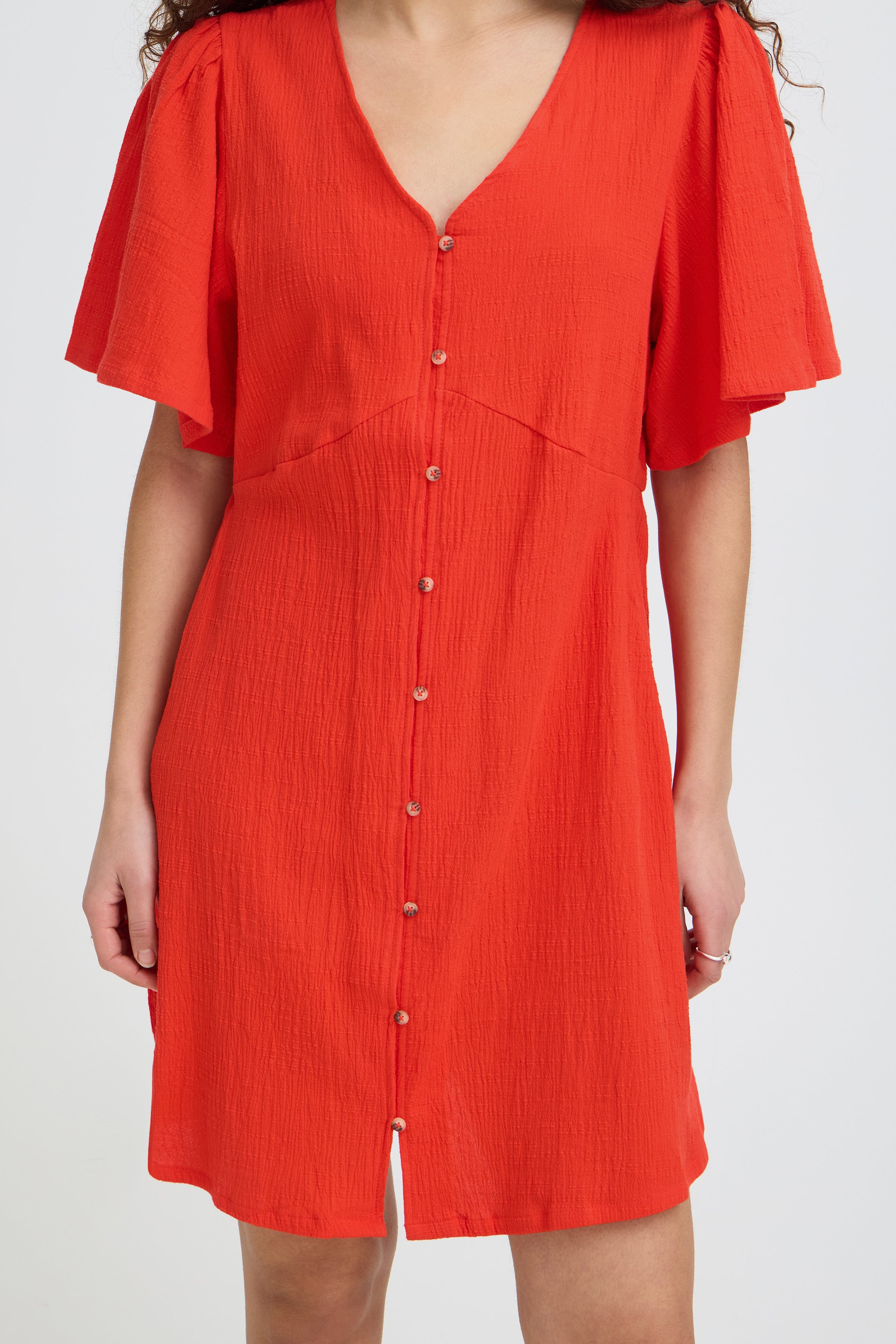 Ichi - IHLifana Dress2 i rød