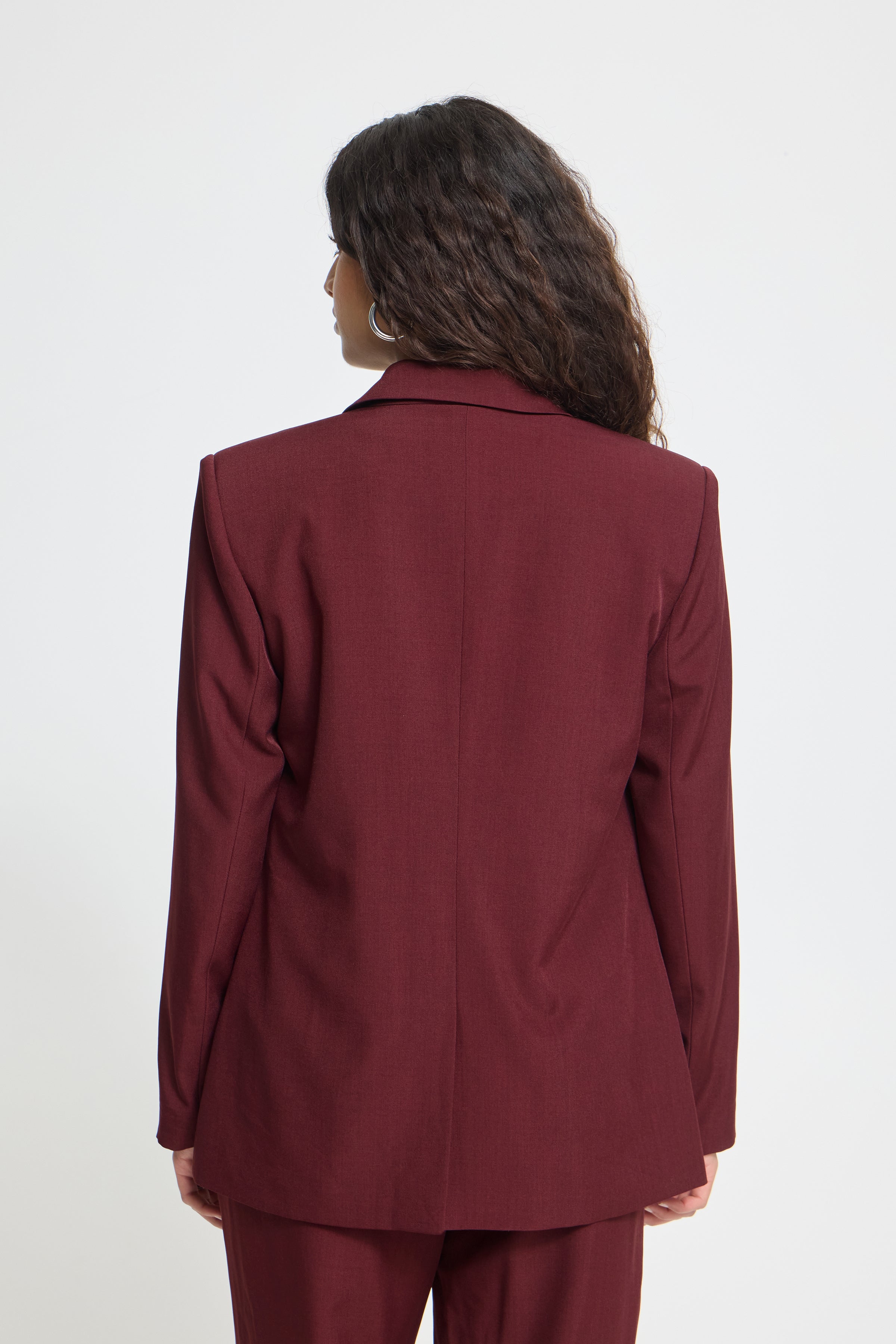 Ichi - IHFava Long Blazer Bordeaux