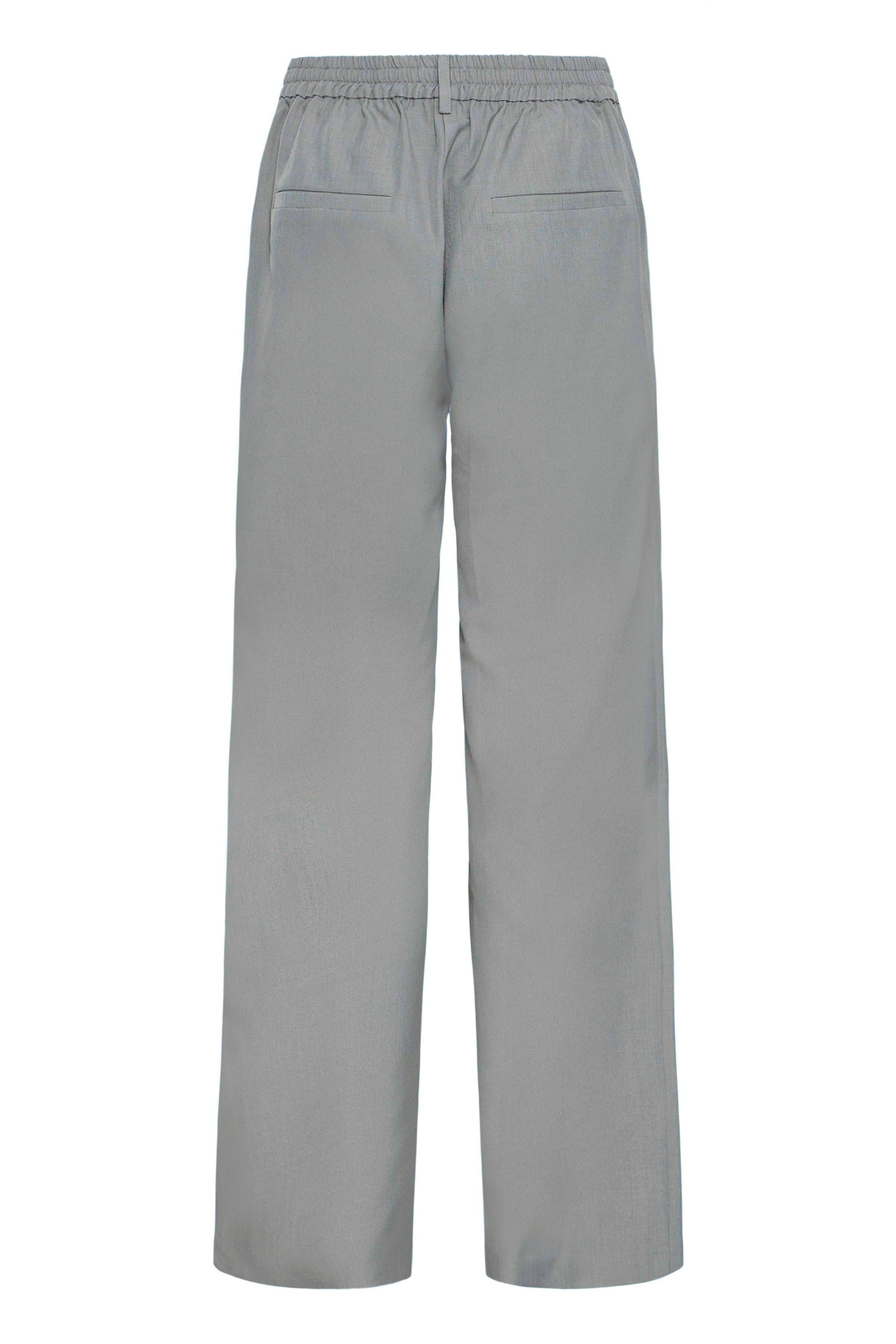 Ichi - IHFava Wide Pant i grå