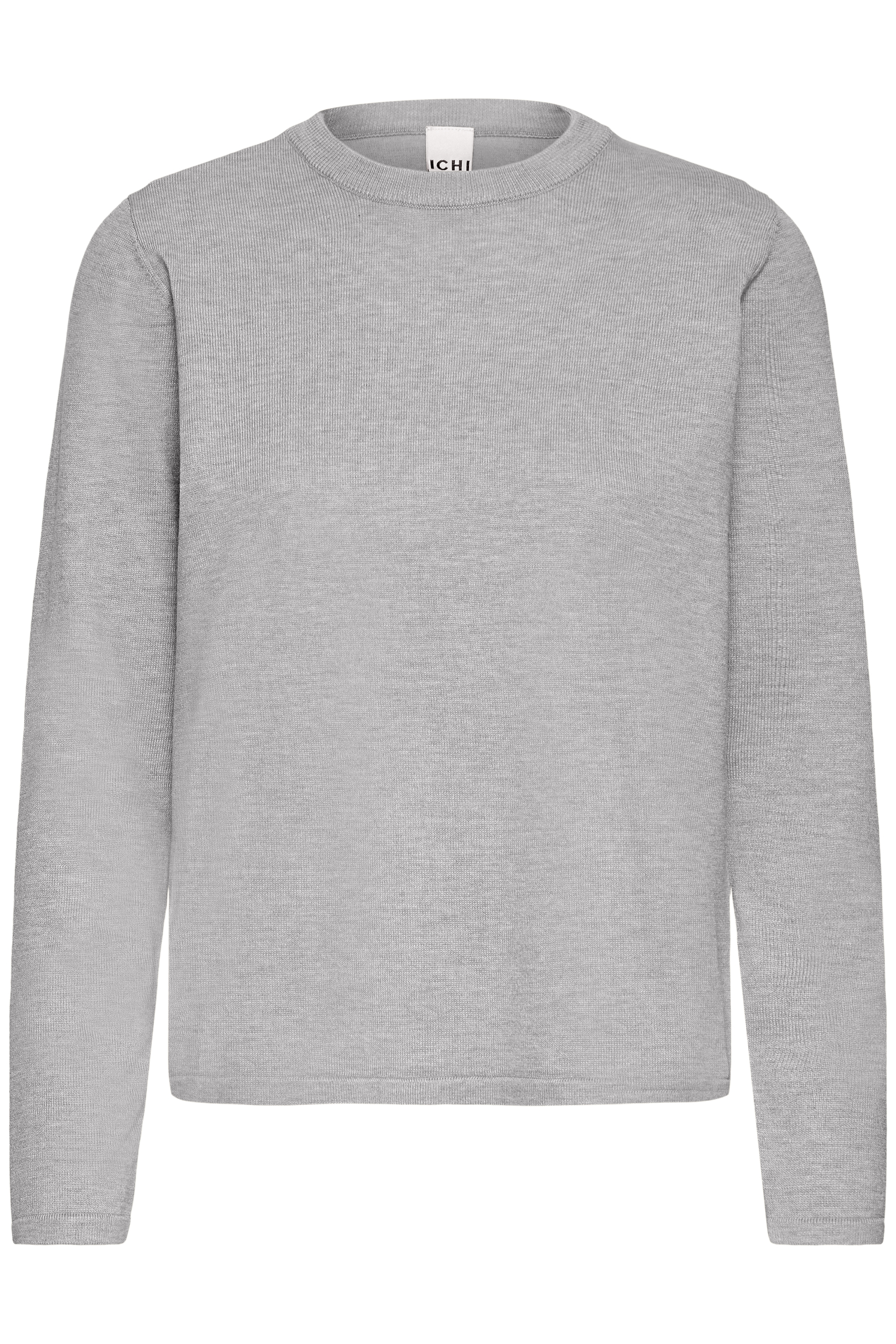 Ichi - IHLuls strik med rund hals i grå