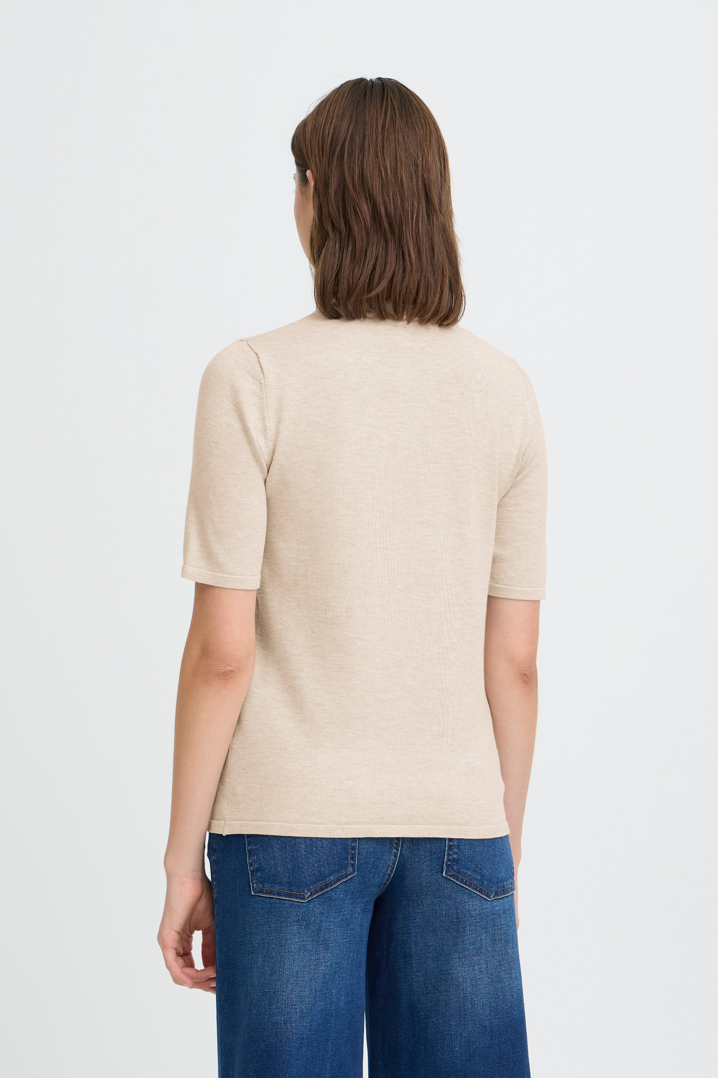 Ichi - Ihluls O-Neck Pullover Sand