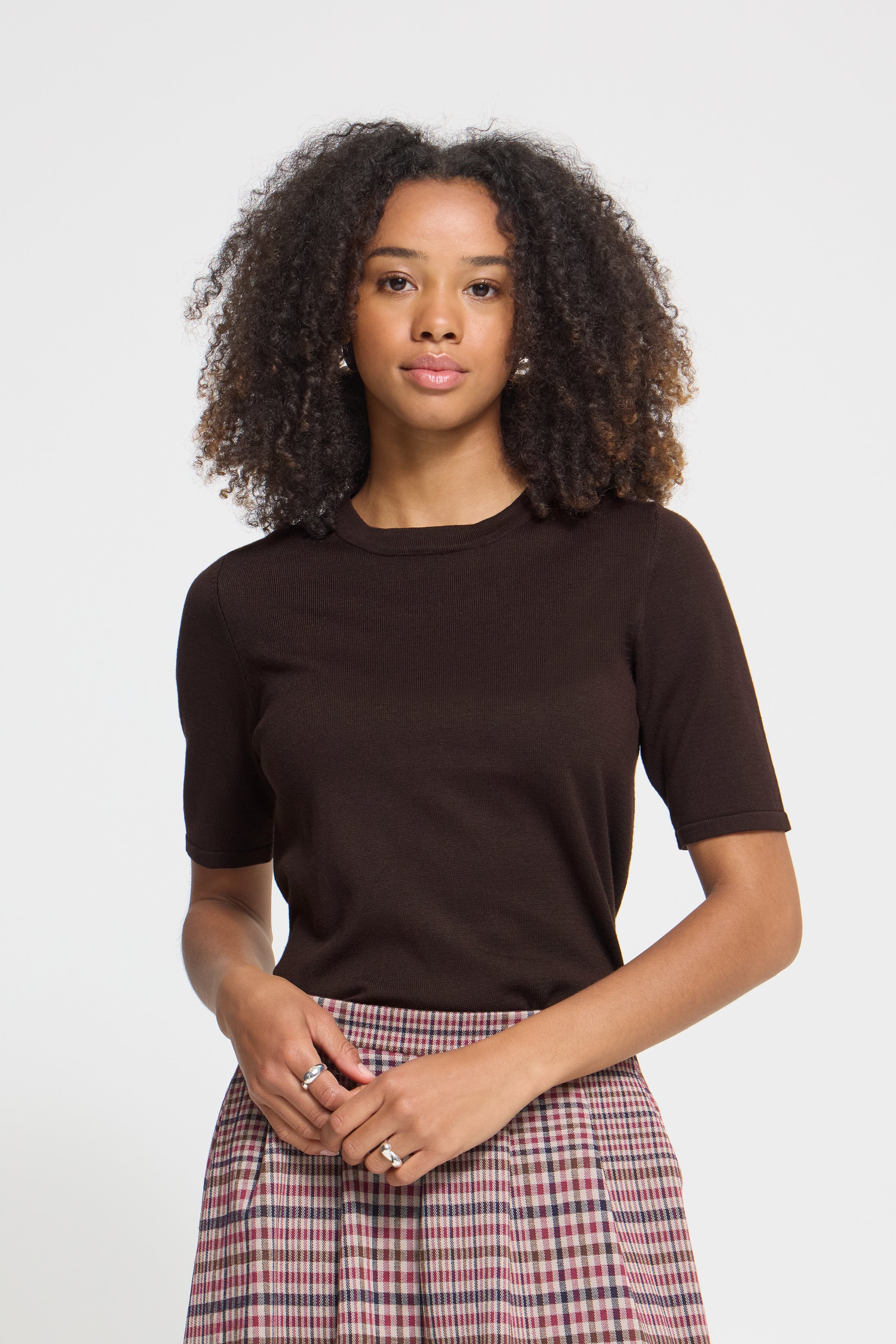 Ichi - Ihluls O-Neck Pullover Chocolate