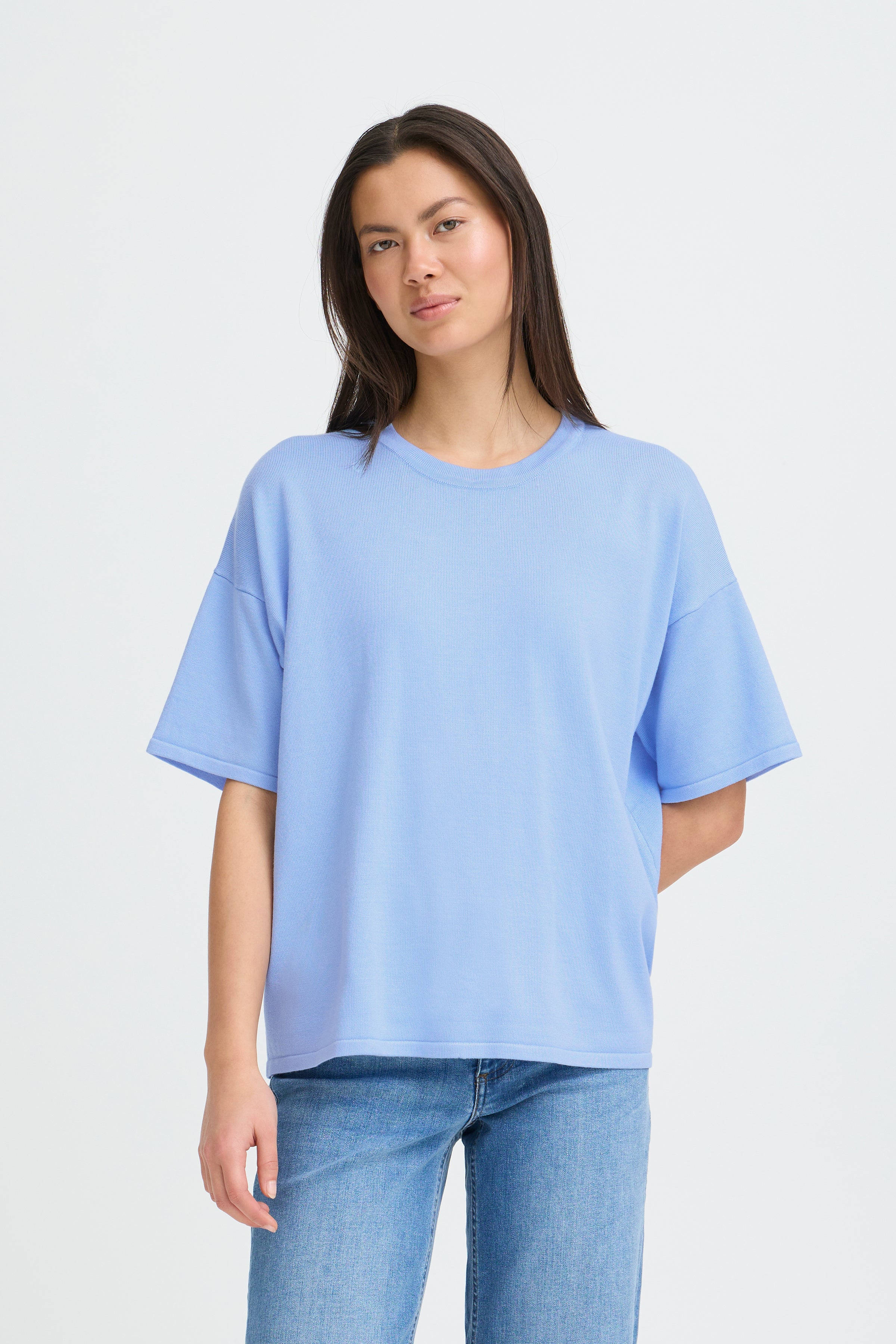 Ichi - IHLuls Loose SS i lyseblå