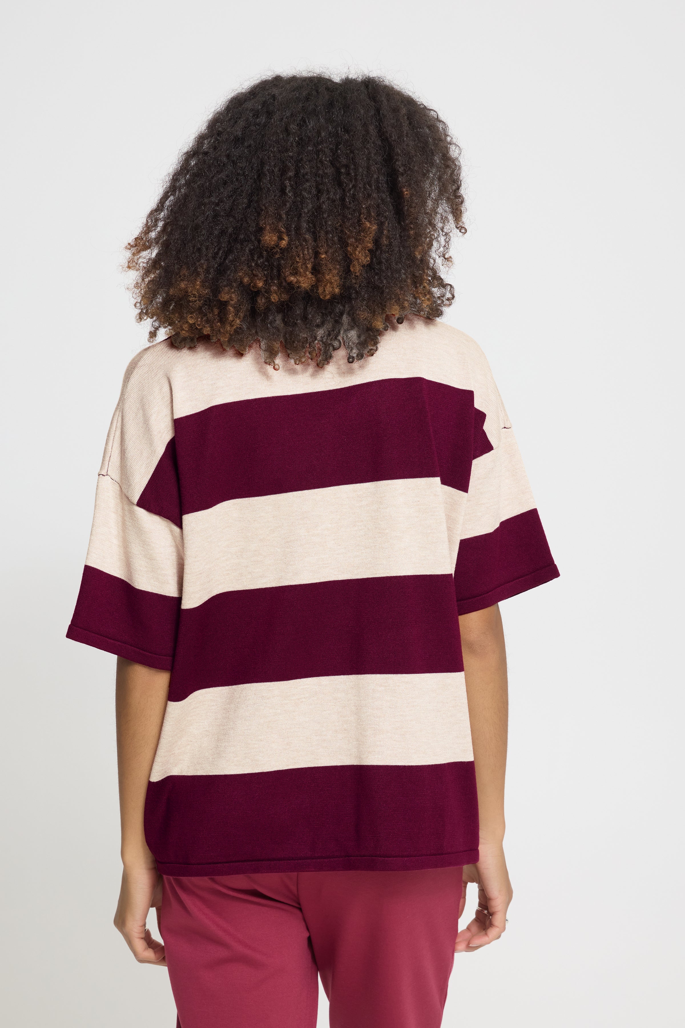 Ichi - Ihluls Loose Pullover Bordeaux