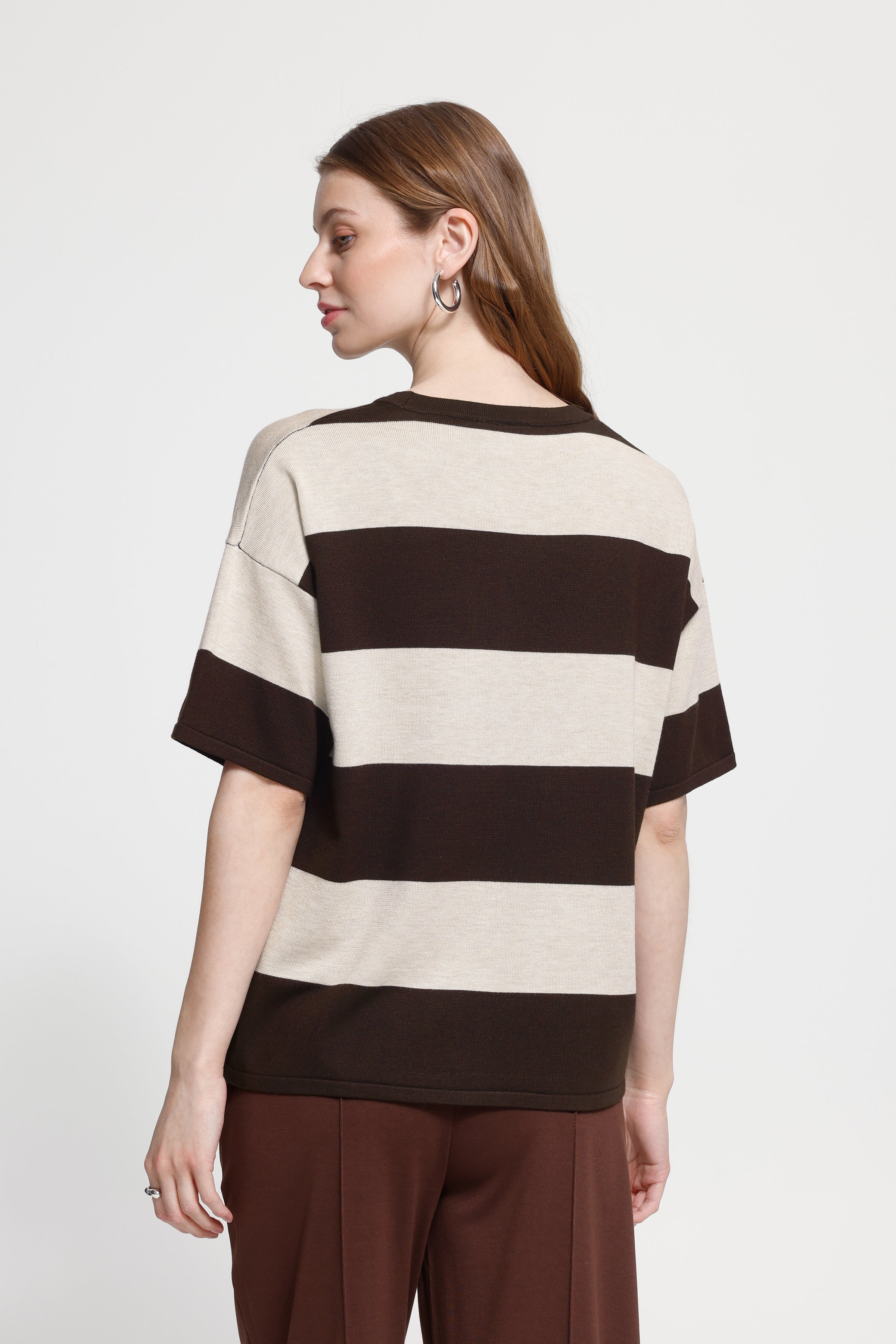 Ichi - Ihluls Loose Pullover Chocolate