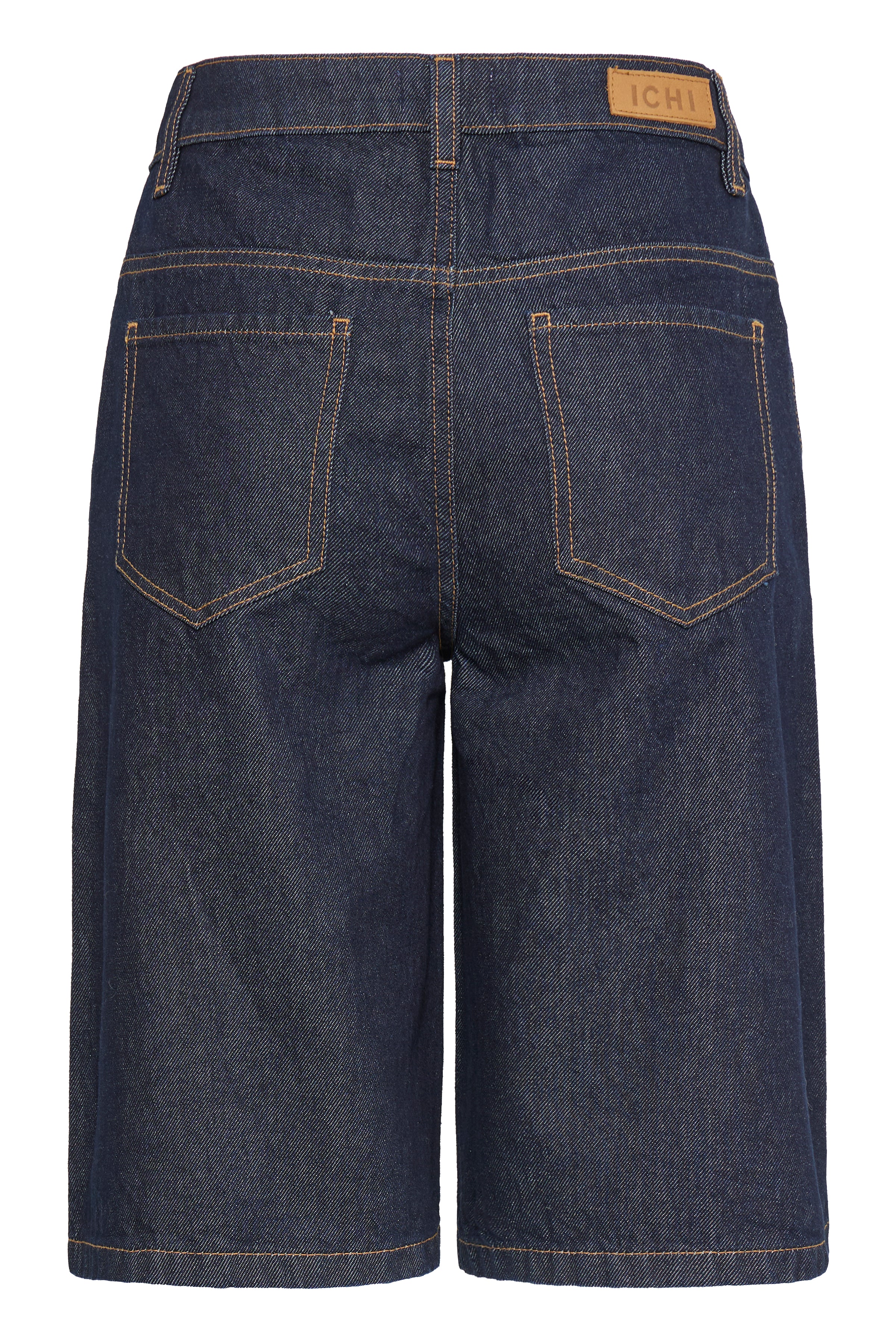 Ichi - IHKirsten Bermuda shorts, mørkeblå