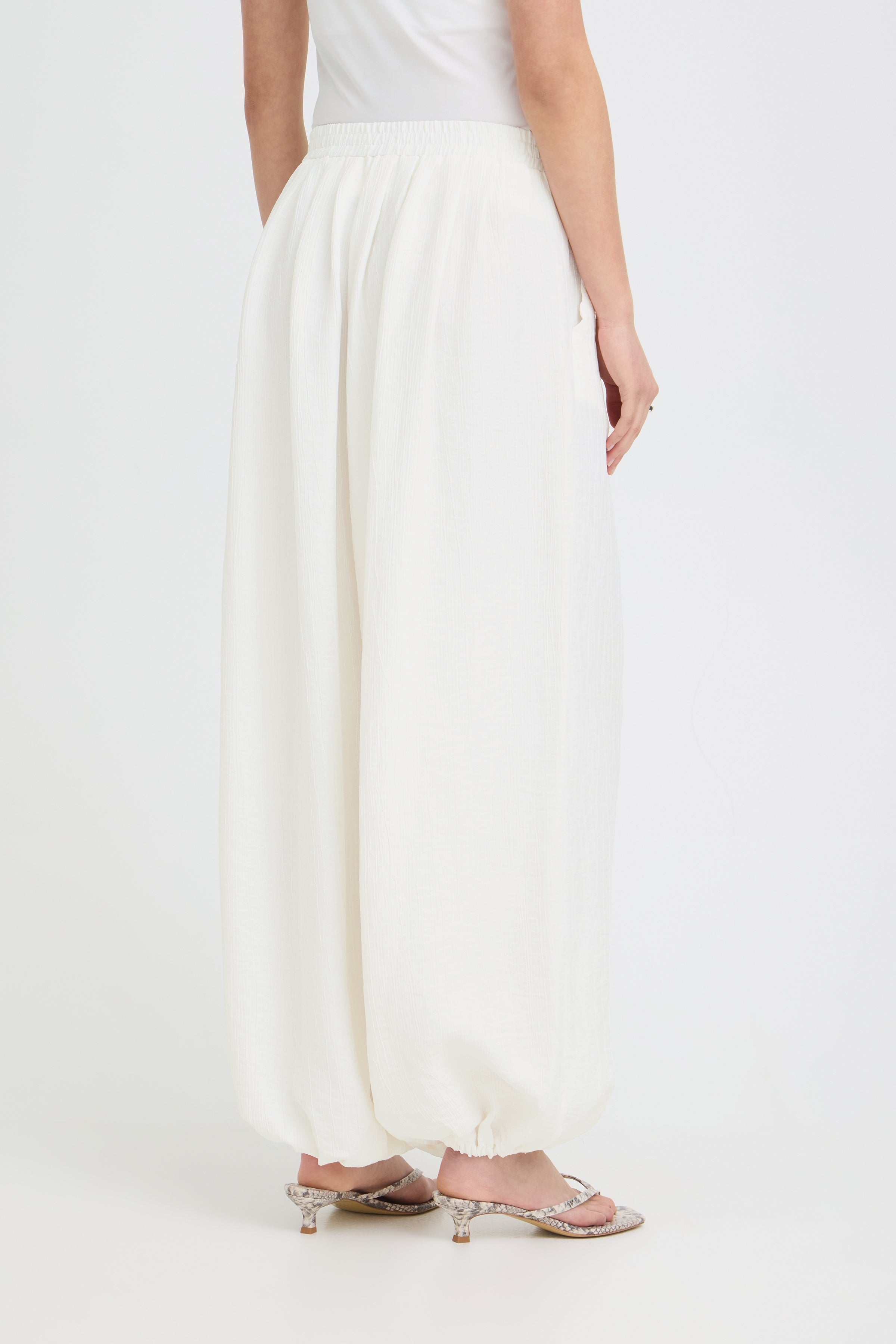 Ichi - IHBalloon Bukser i Hvid