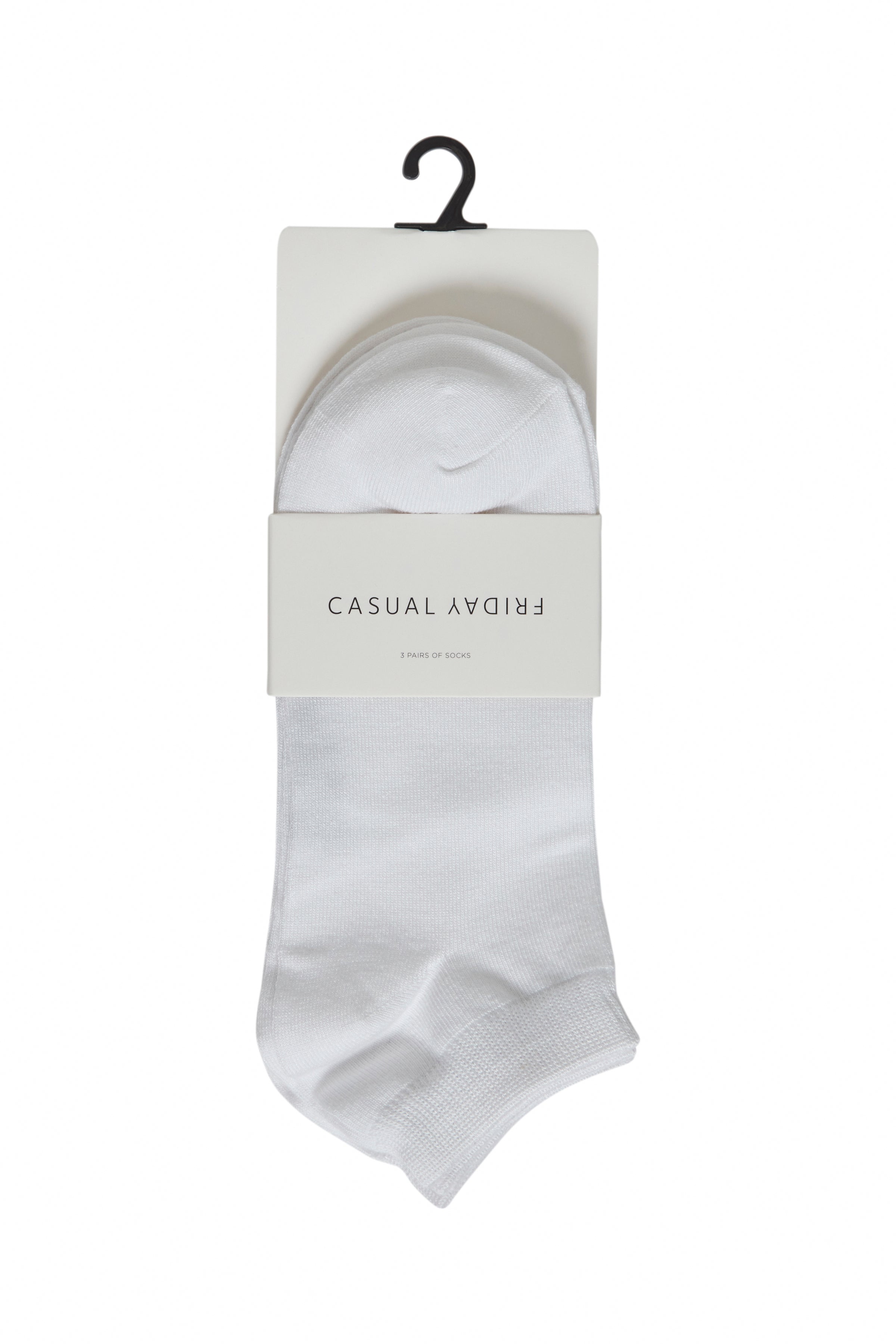 Casual Friday Low Sock, Hvid