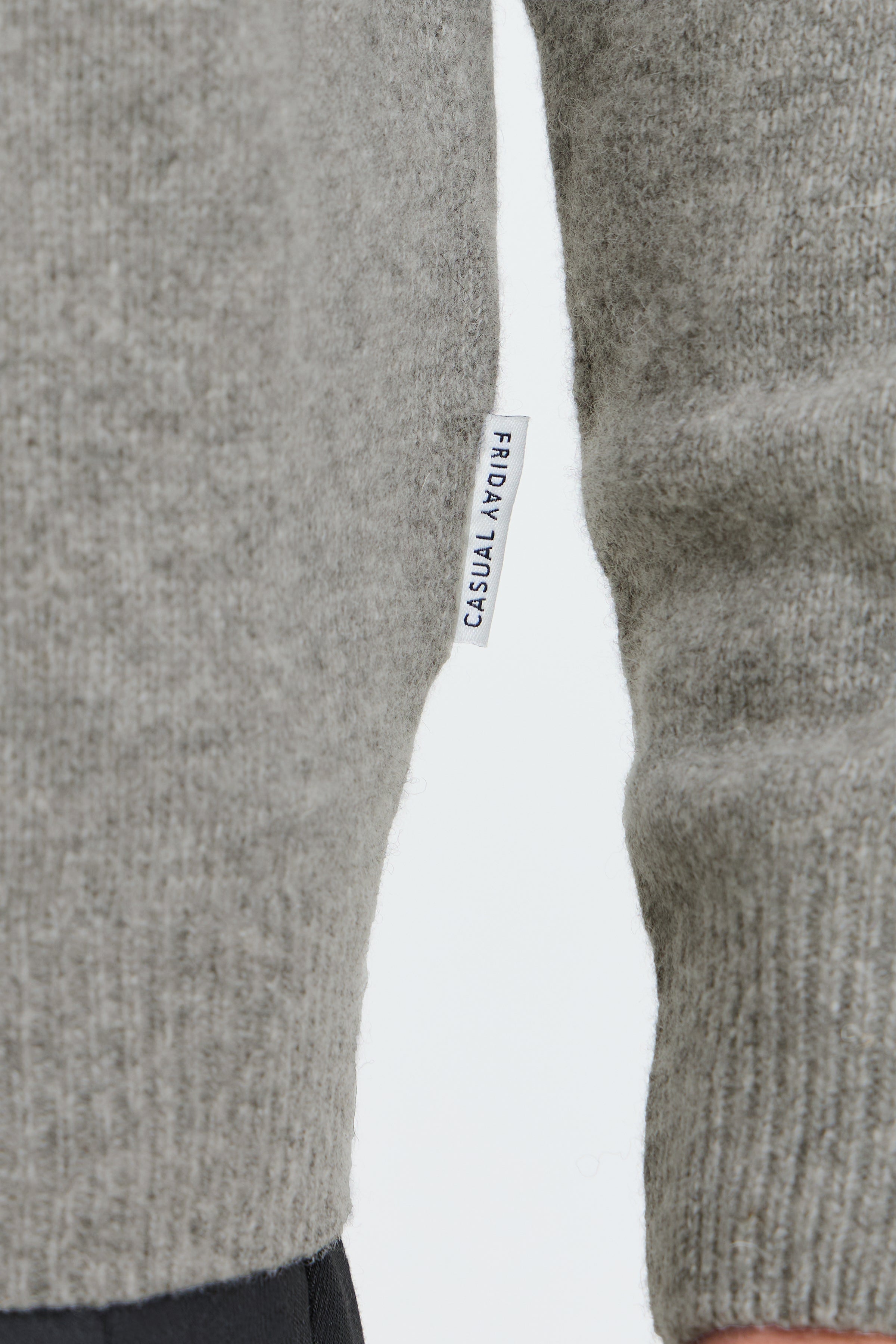 Casual Friday - CFKarl Lambswool Crew Neck Knit Monument