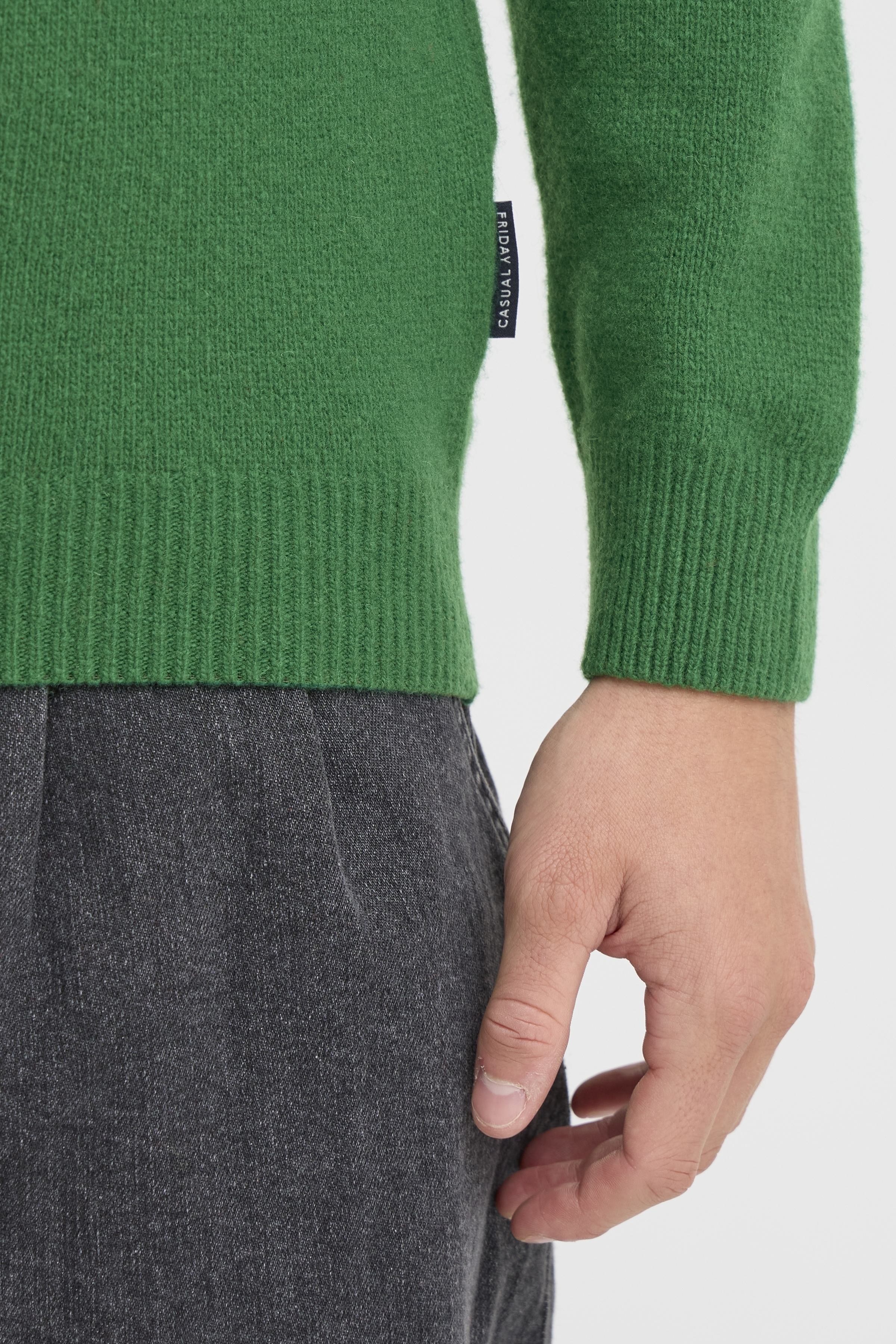 Casual Friday - CFKarl Lambswool Crew Neck Knit Fairway