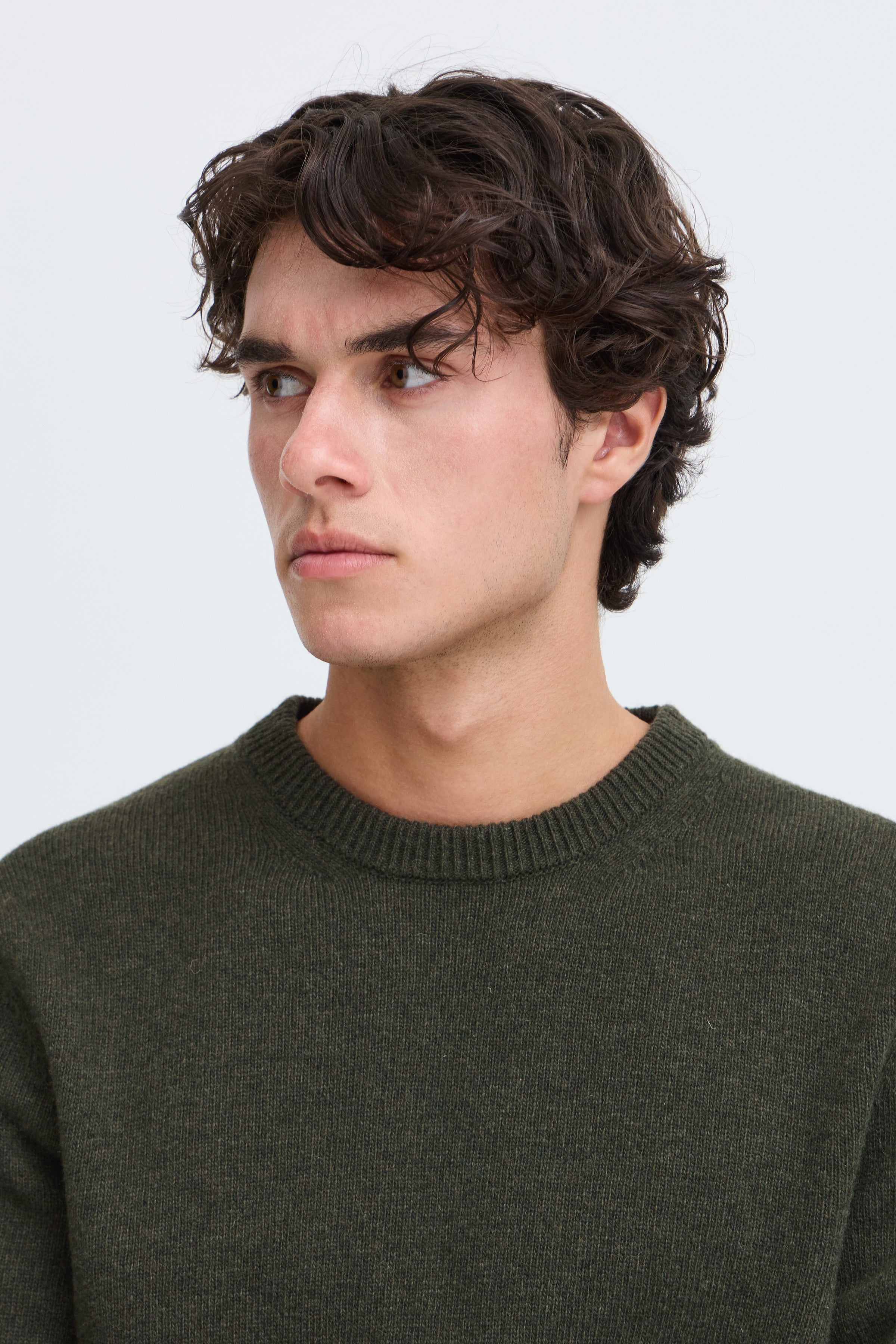Casual Friday - CFKarl Lambswool Crew Neck Knit Elegance