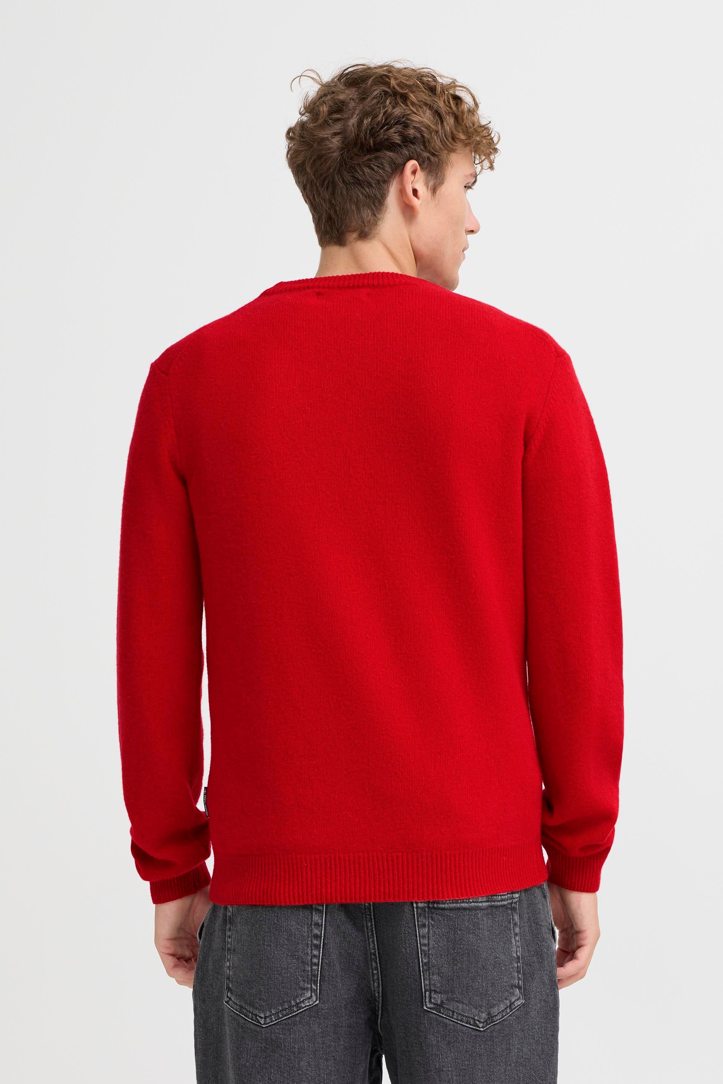 Casual Friday - CFKarl strik med uld i rød