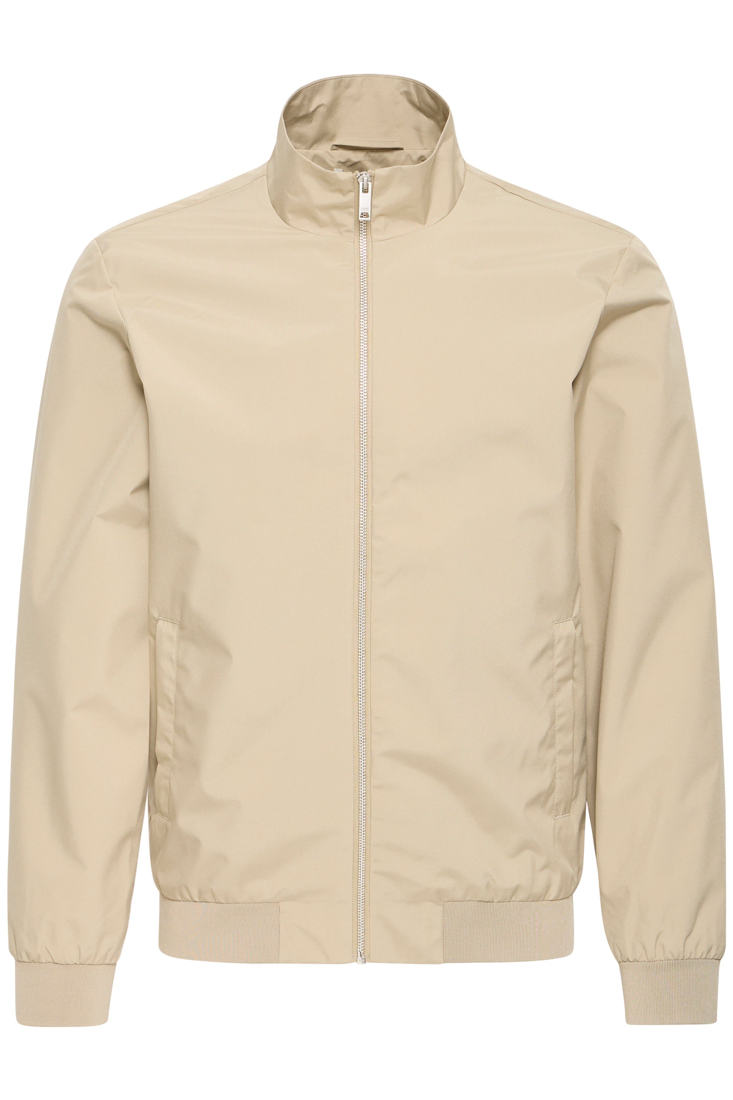 Casual Friday - CFJoshu Zipper Jacket i beige