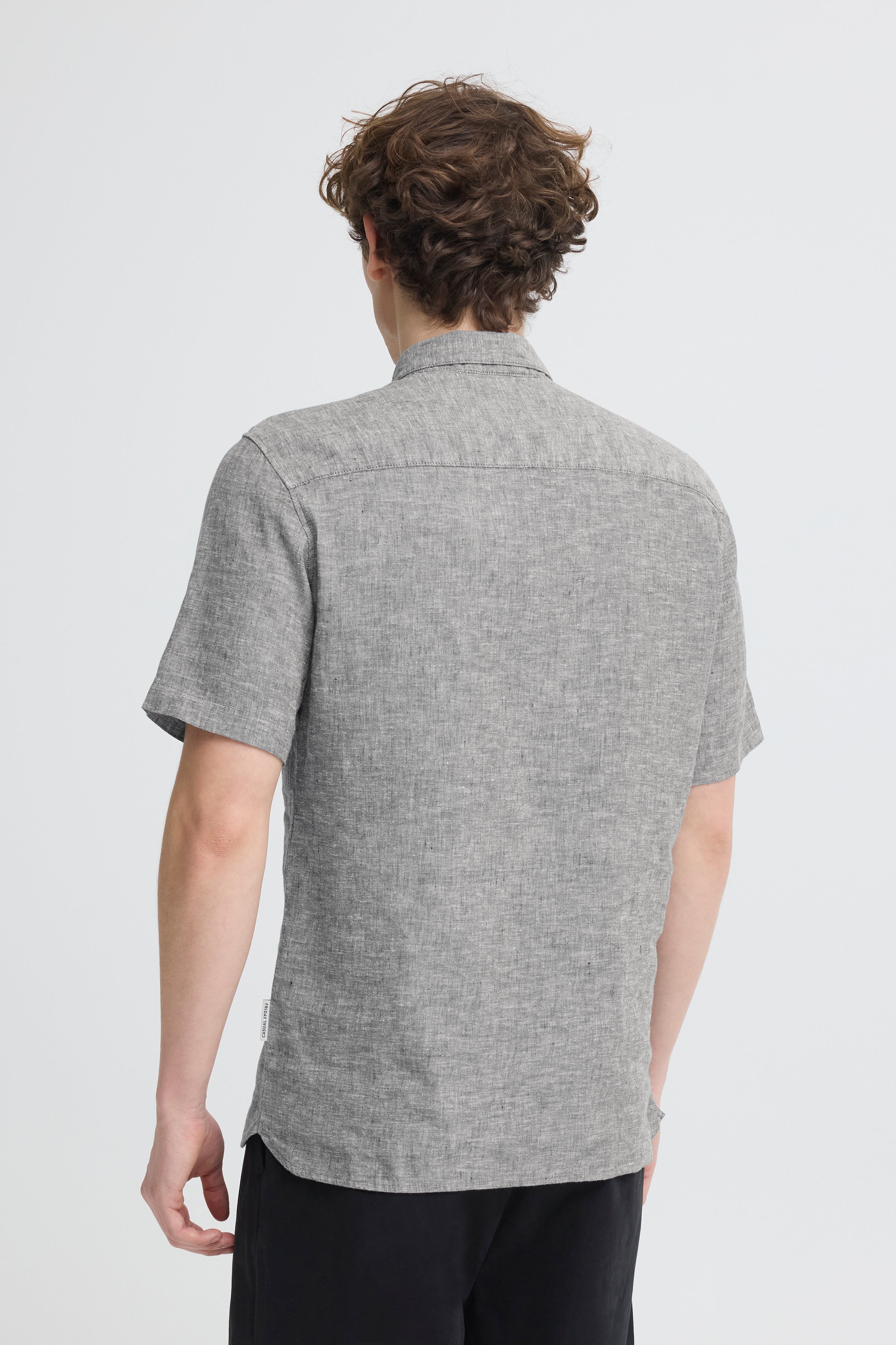 Casual Friday - CFanton Hør skjorte lys grå