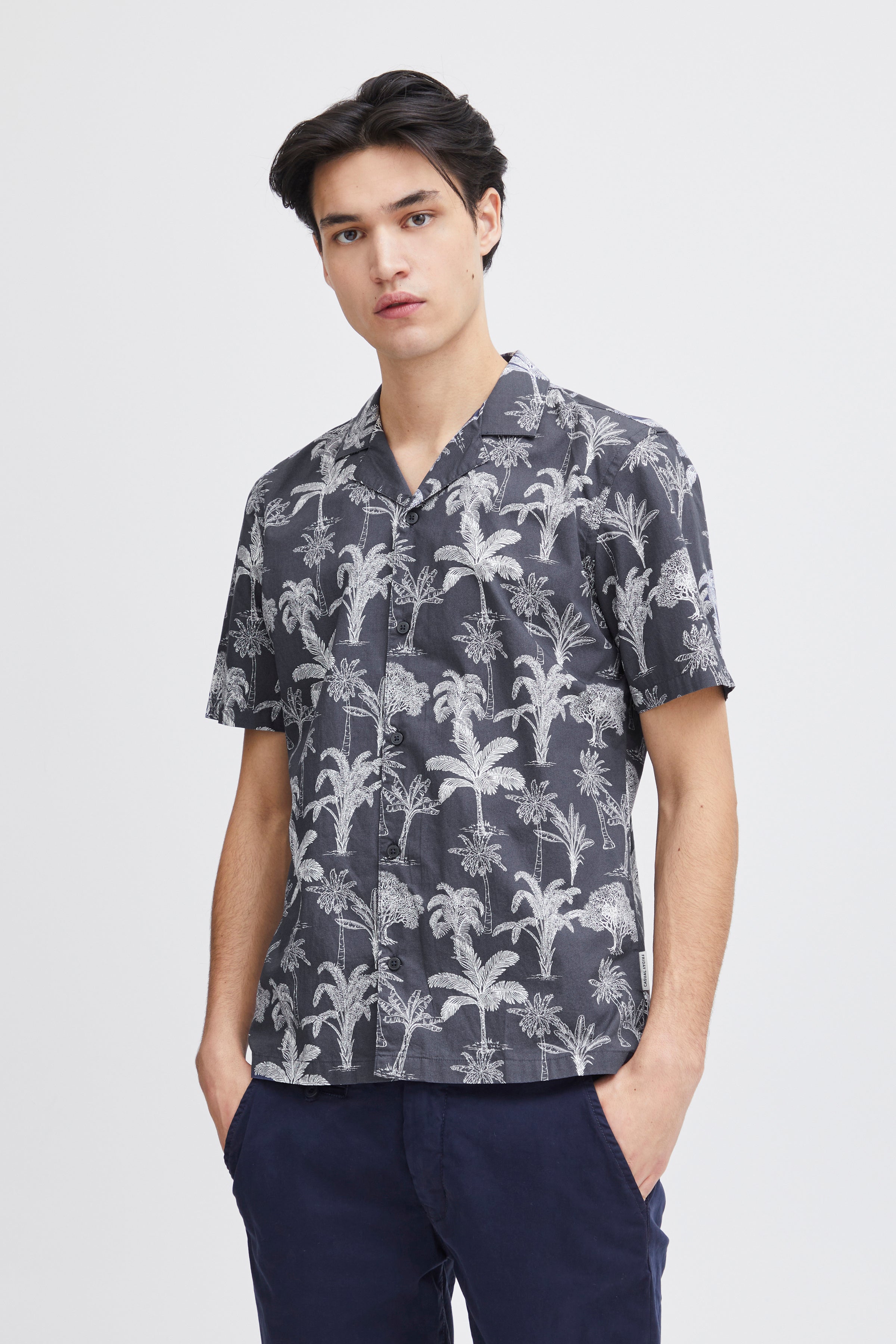 Casual Friday CF Anton Palm Skjorte – Kortærmet Print