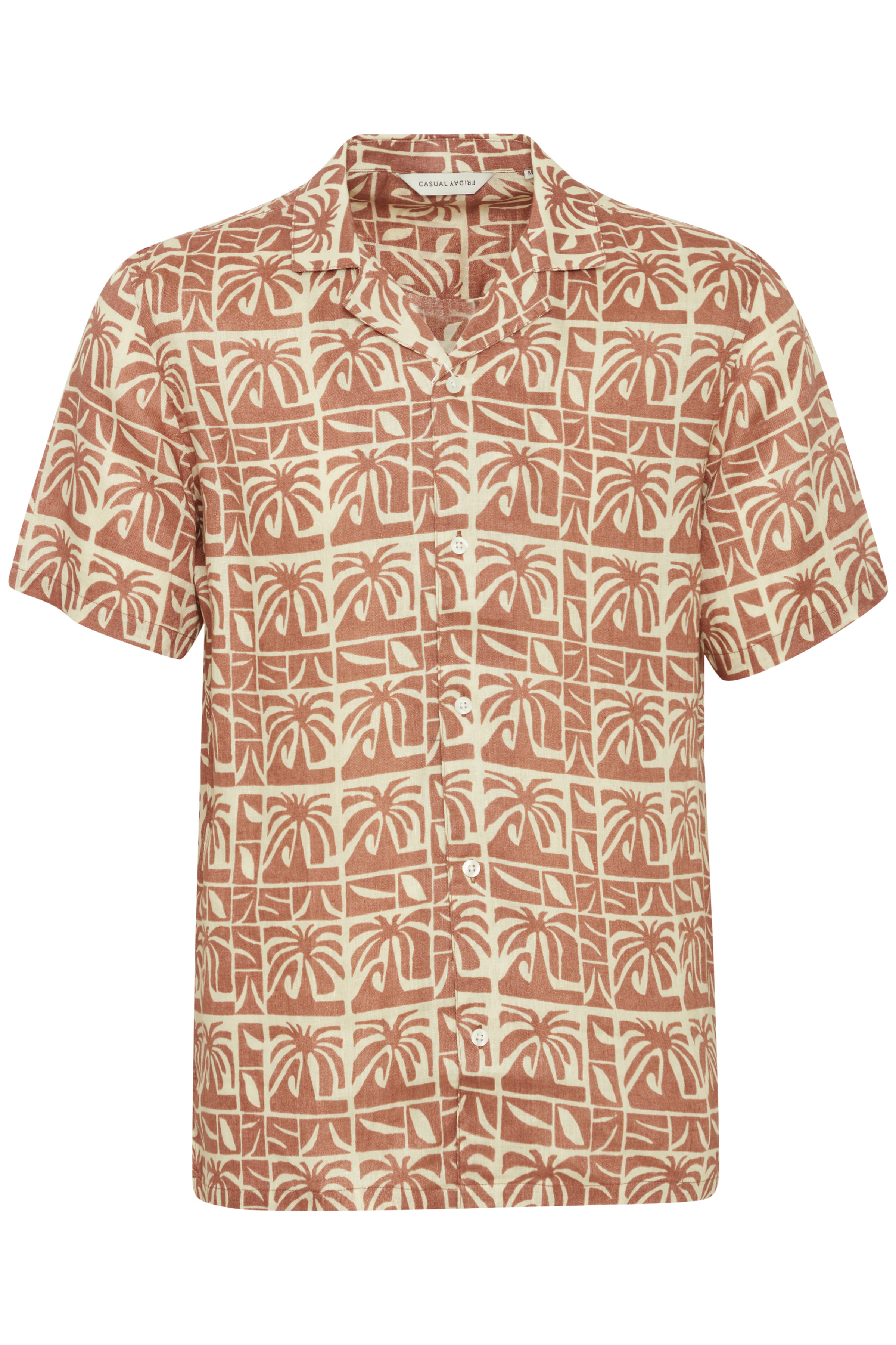 Casual Friday CFAnton Hørskjorte – Palme print
