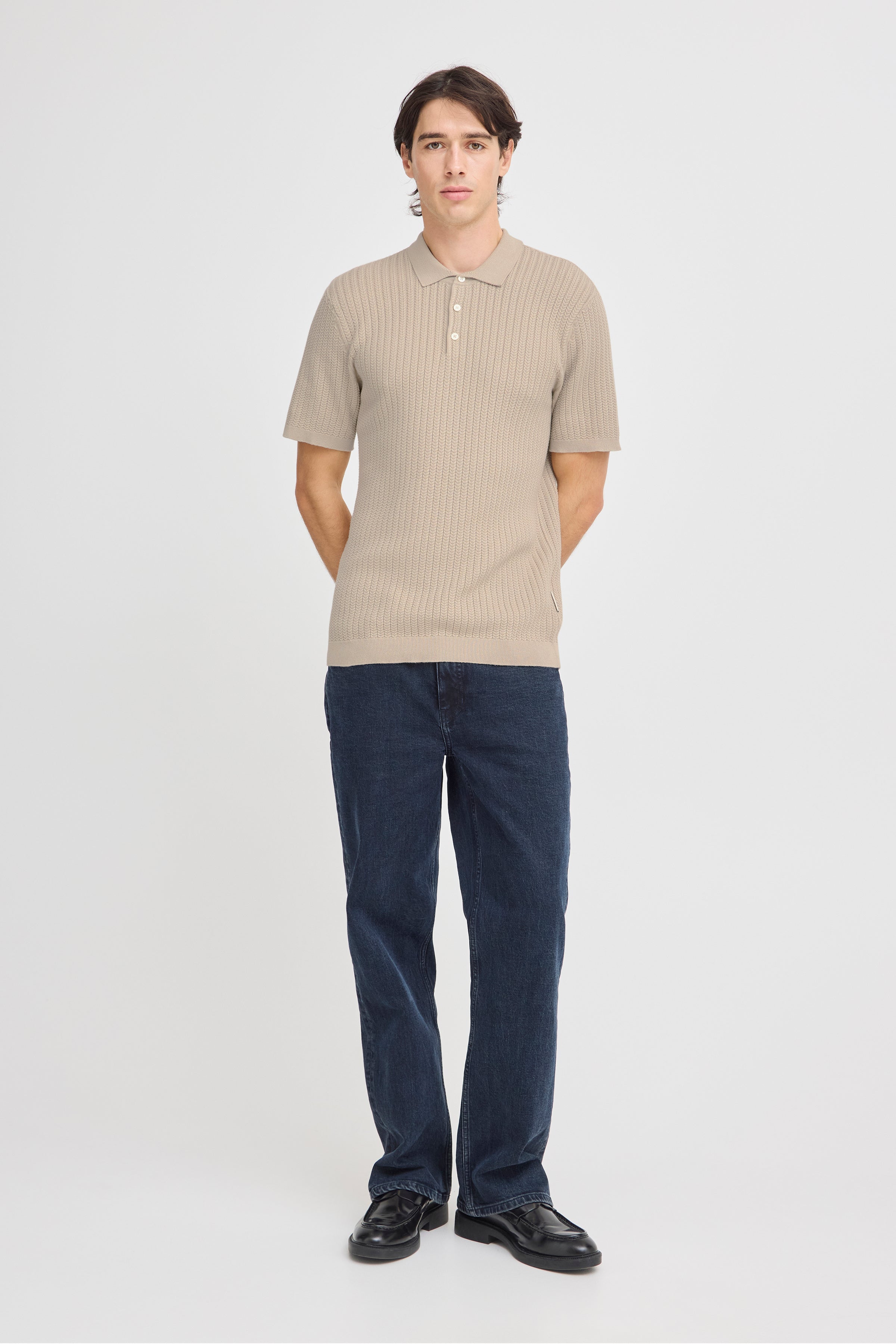 Casual Friday CFKarl Strik polo sand