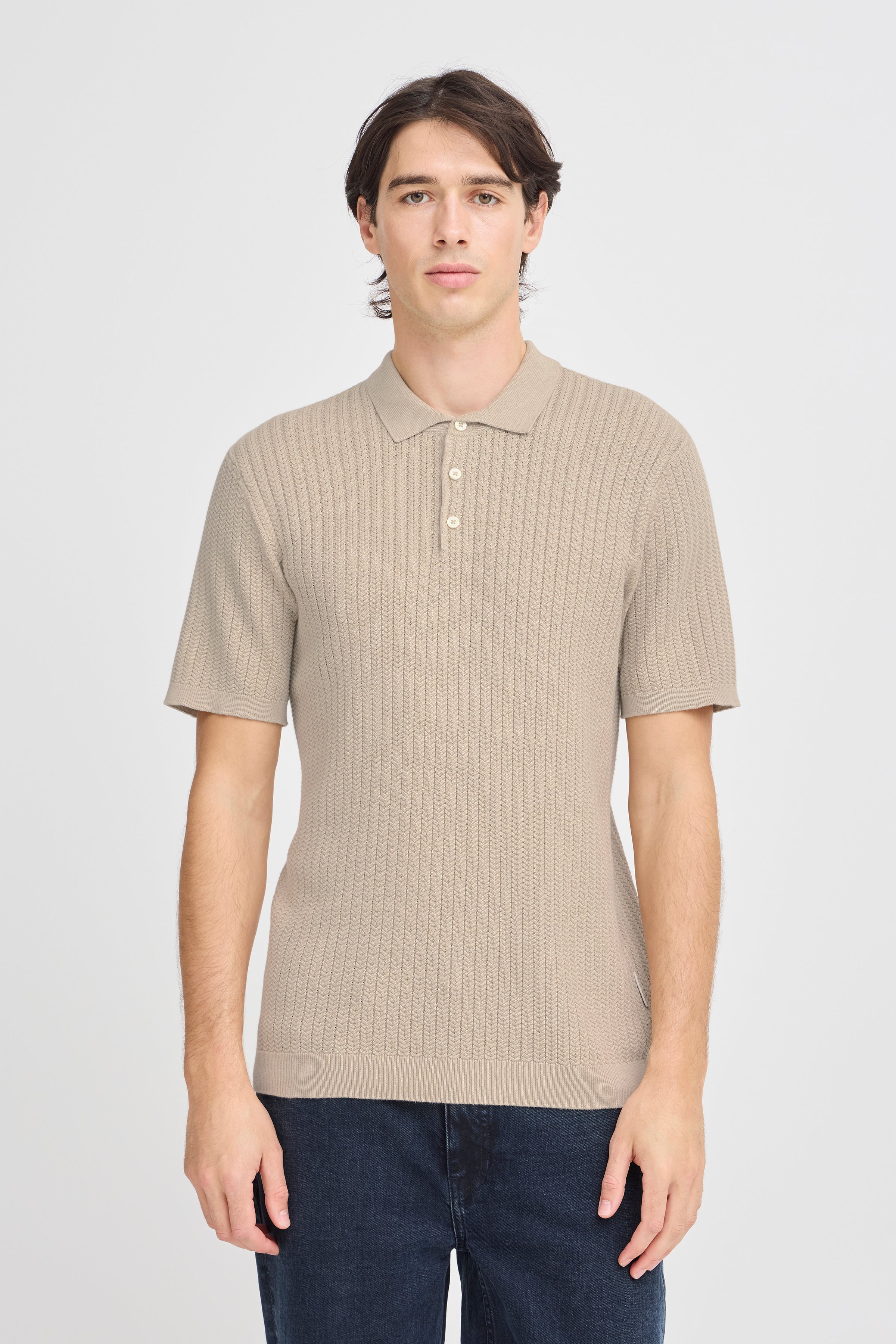 Casual Friday CFKarl Strik polo sand