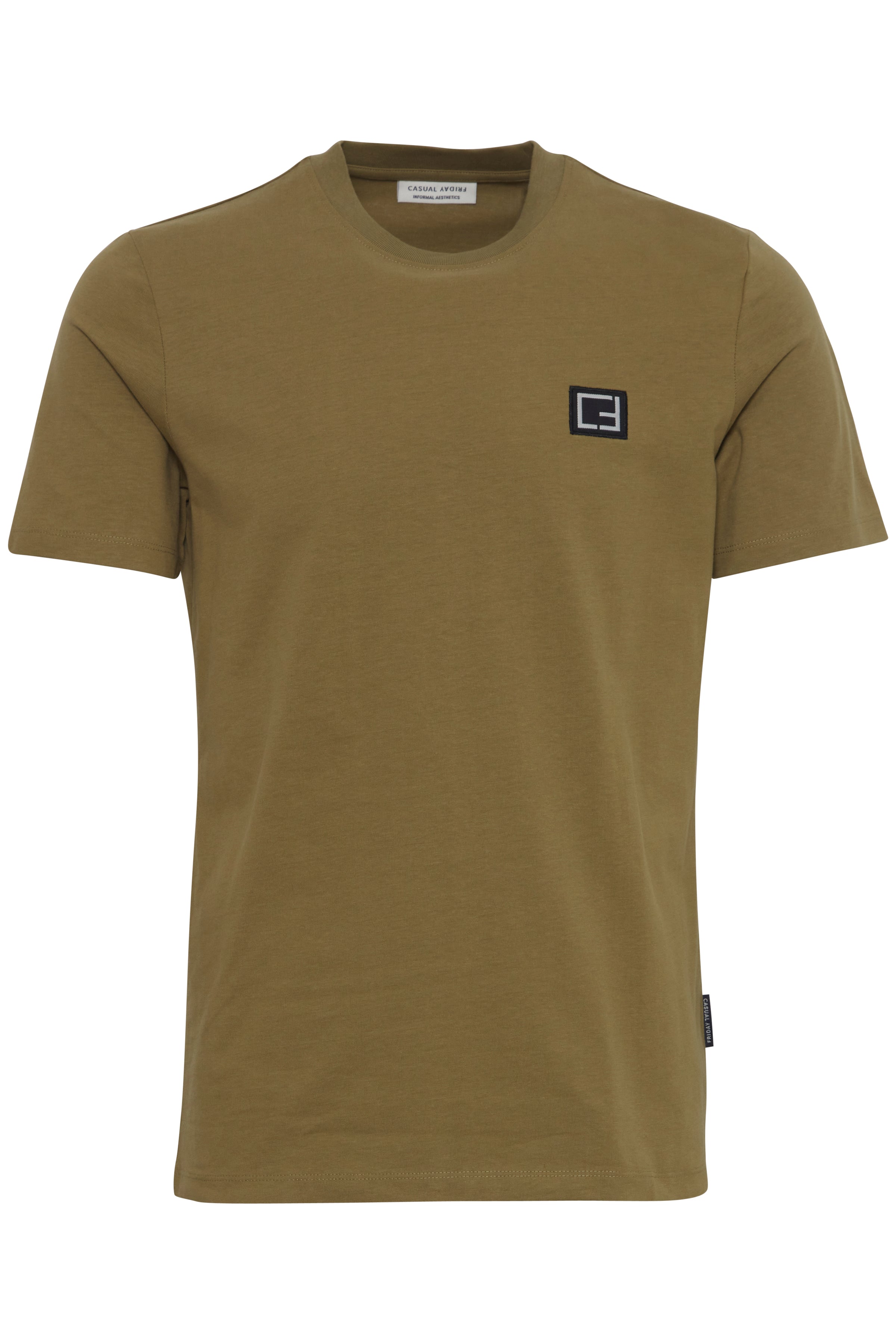 Casual Friday - CFThor Badge tee, olive