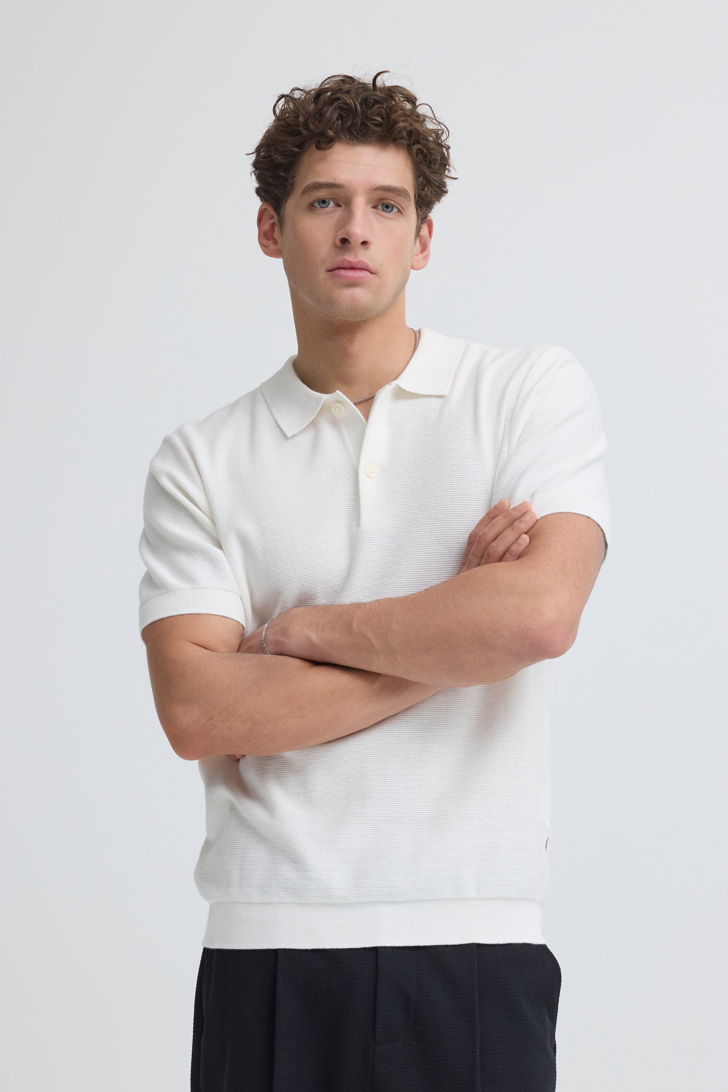 Casual Friday - CFEdward Polo Strik Hvid