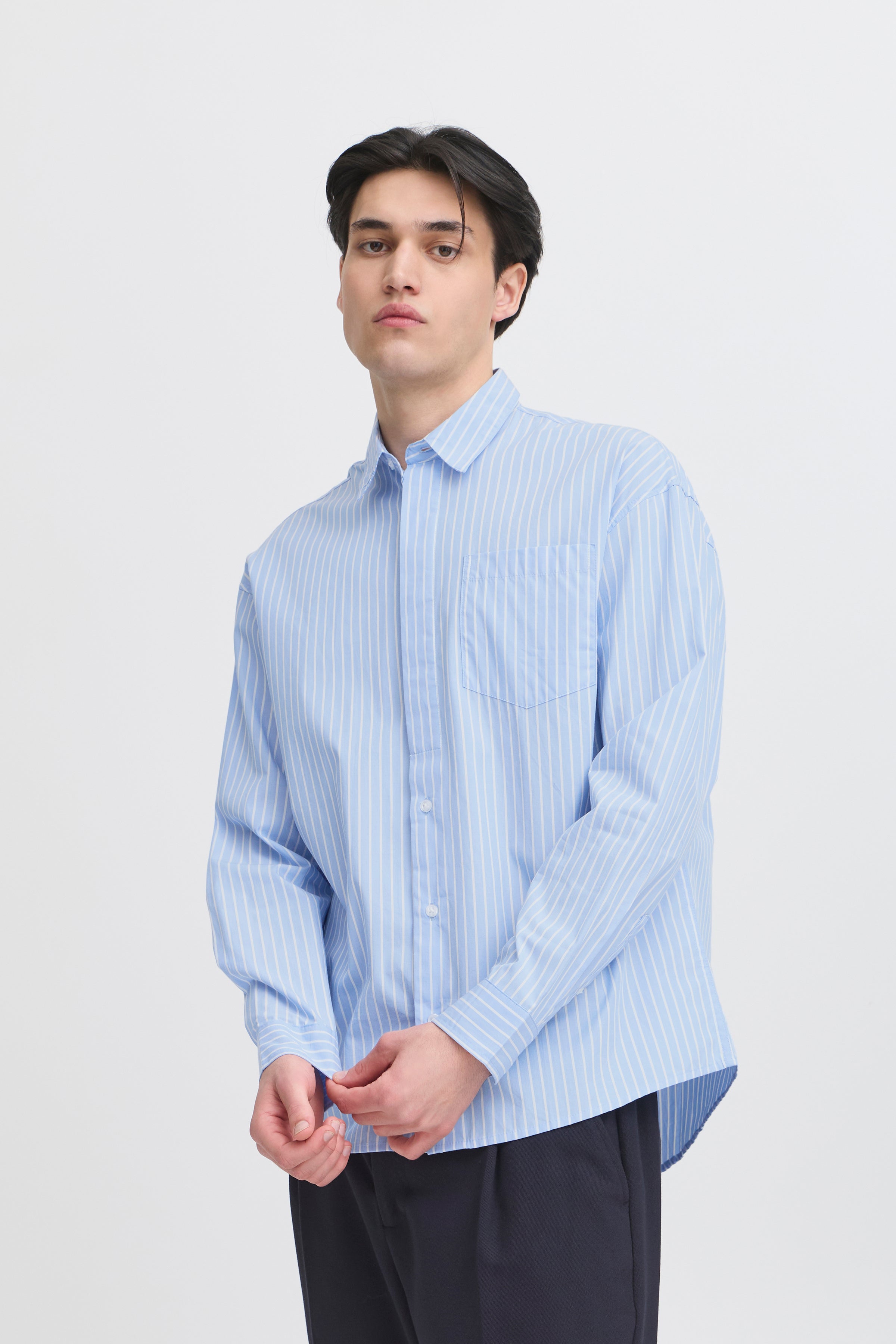 Casual Friday - CFSixteen Stribet Skjorte