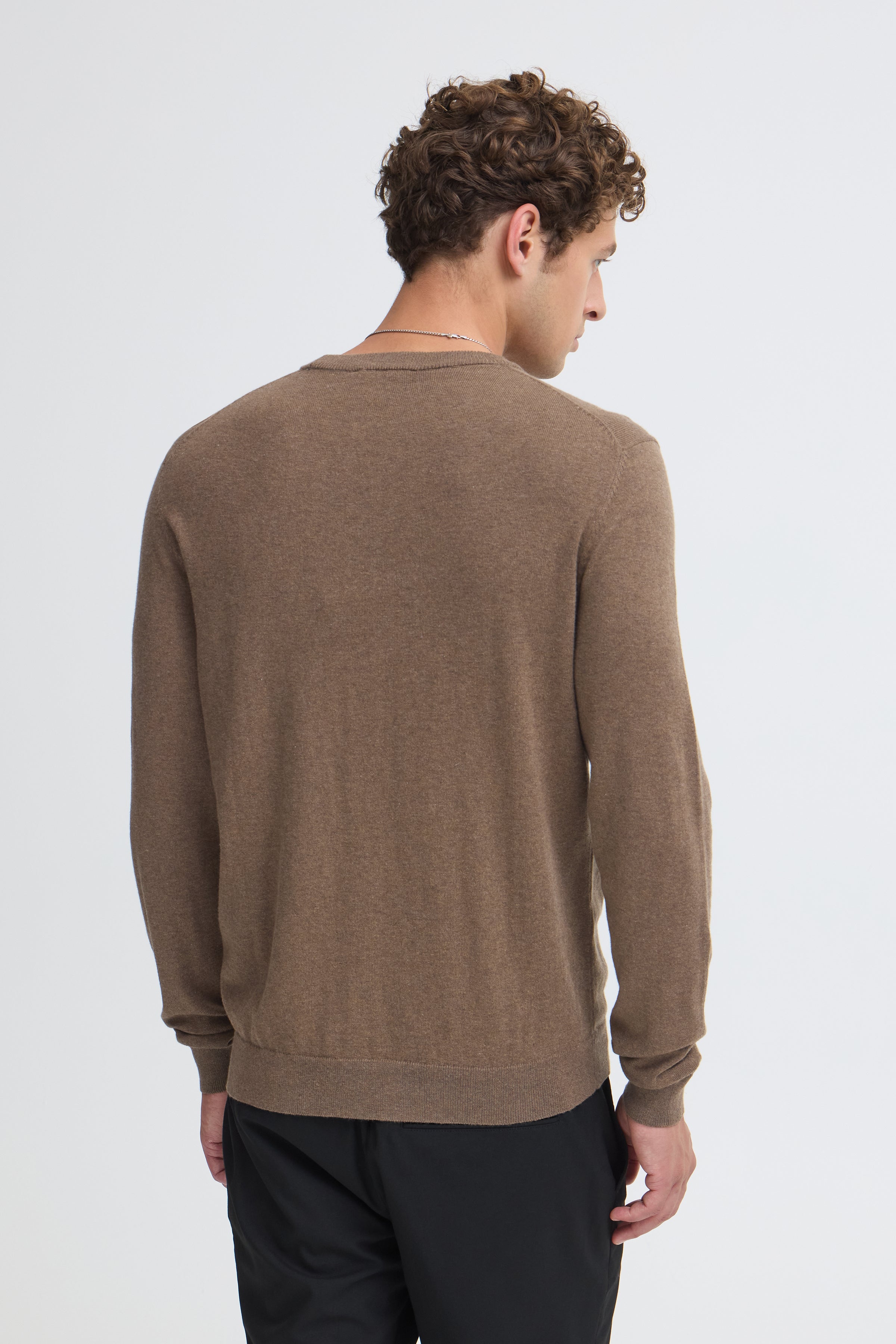 Casual Friday - CFHalfdan Crew Neck Brun
